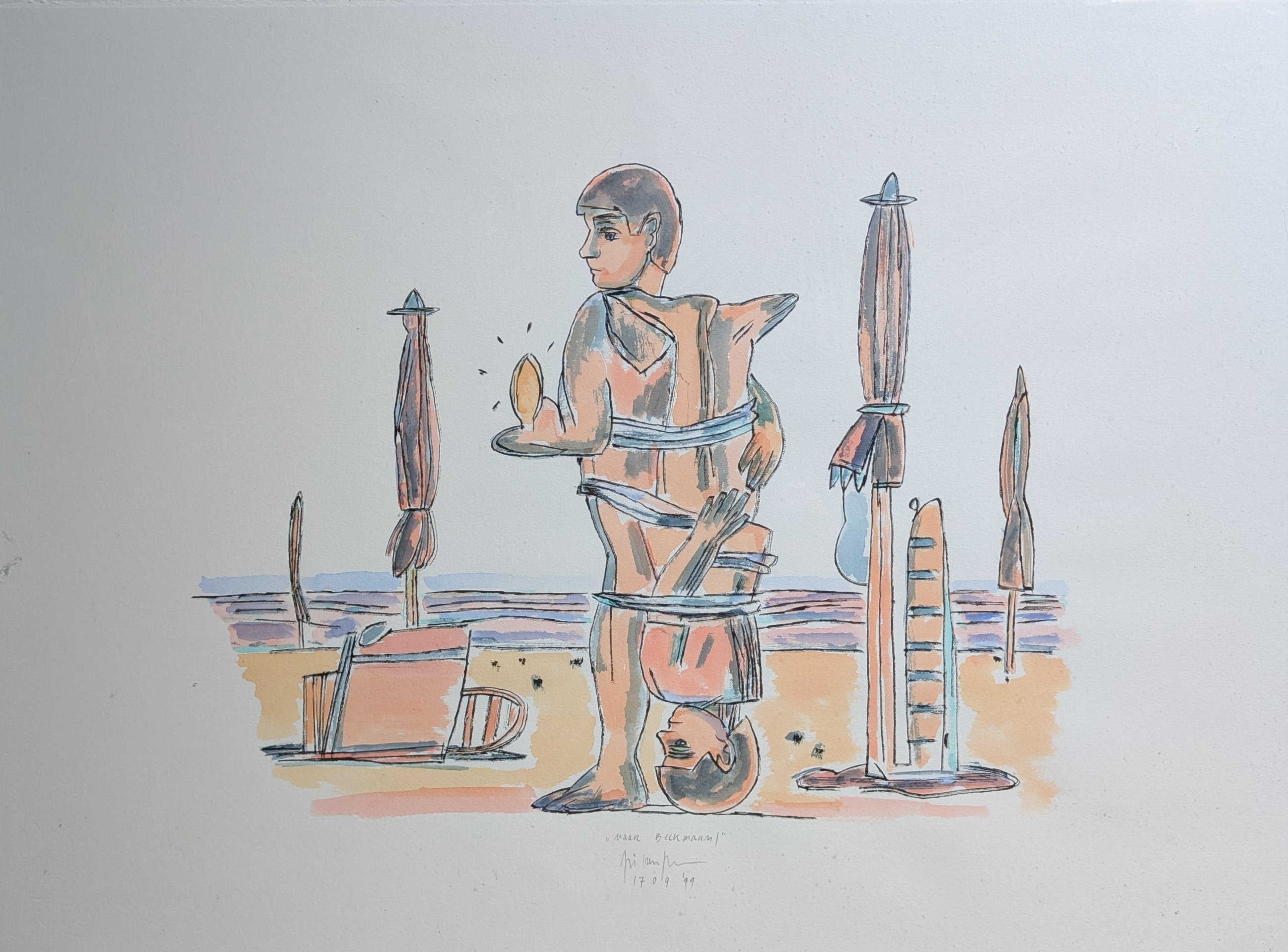 Arie van Geest, Naar Beckmann