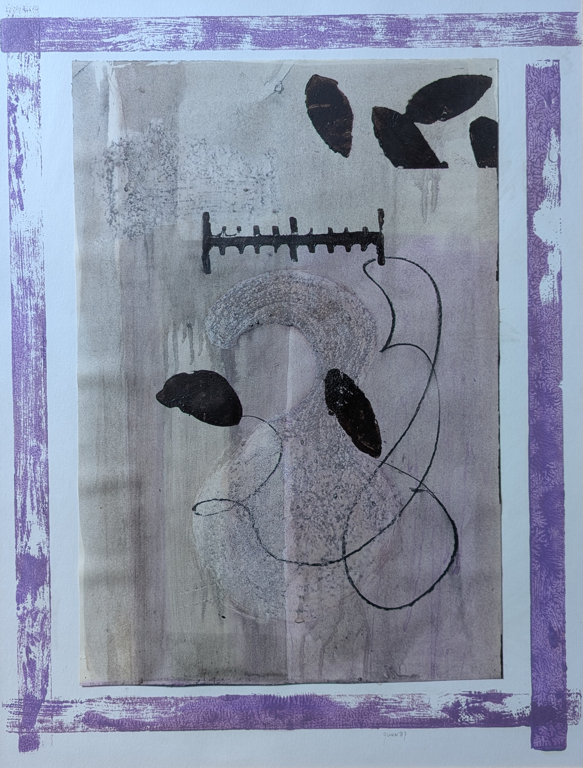 Reggy Gunn, Mixed media, 1987