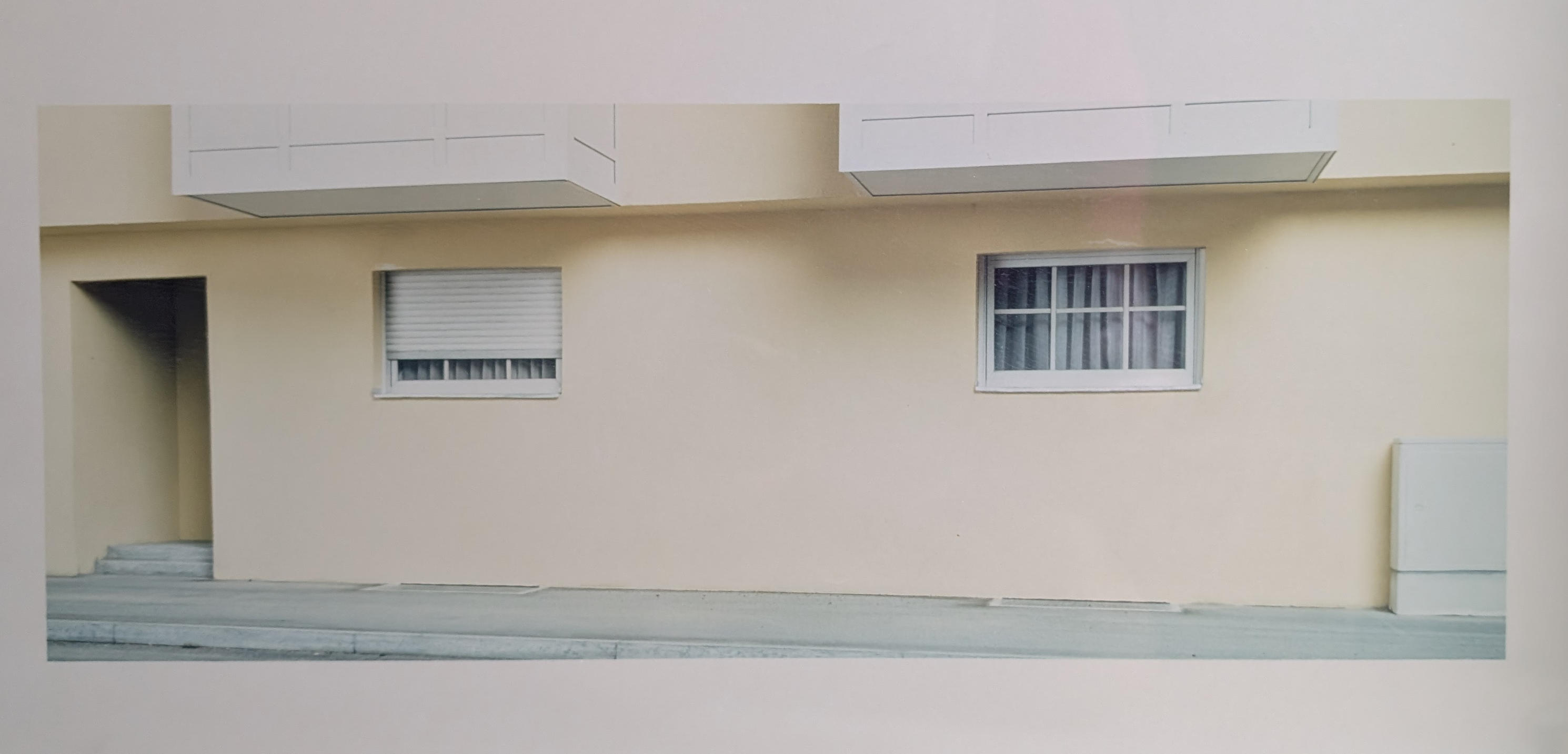 Oliver Boberg, Foto, Erdgeschoss, signed, 2001