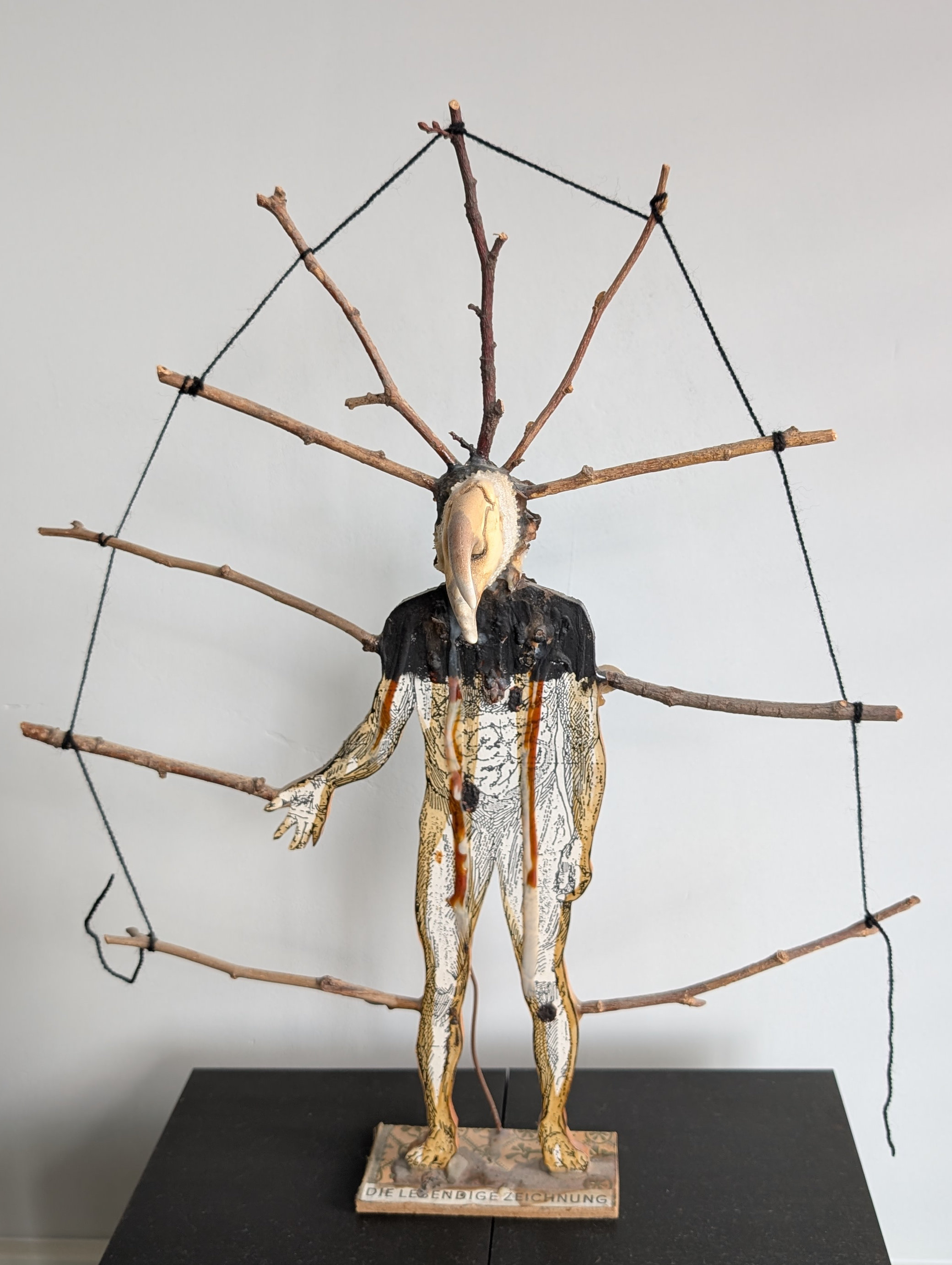 Ossip, 3D figure with beak/ DIE LEBENDIGE ZEICHNUNG