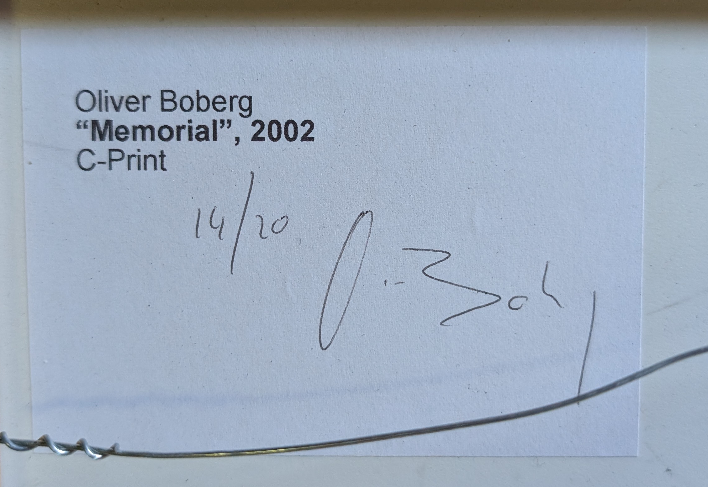 Oliver Boberg, foto, 2002