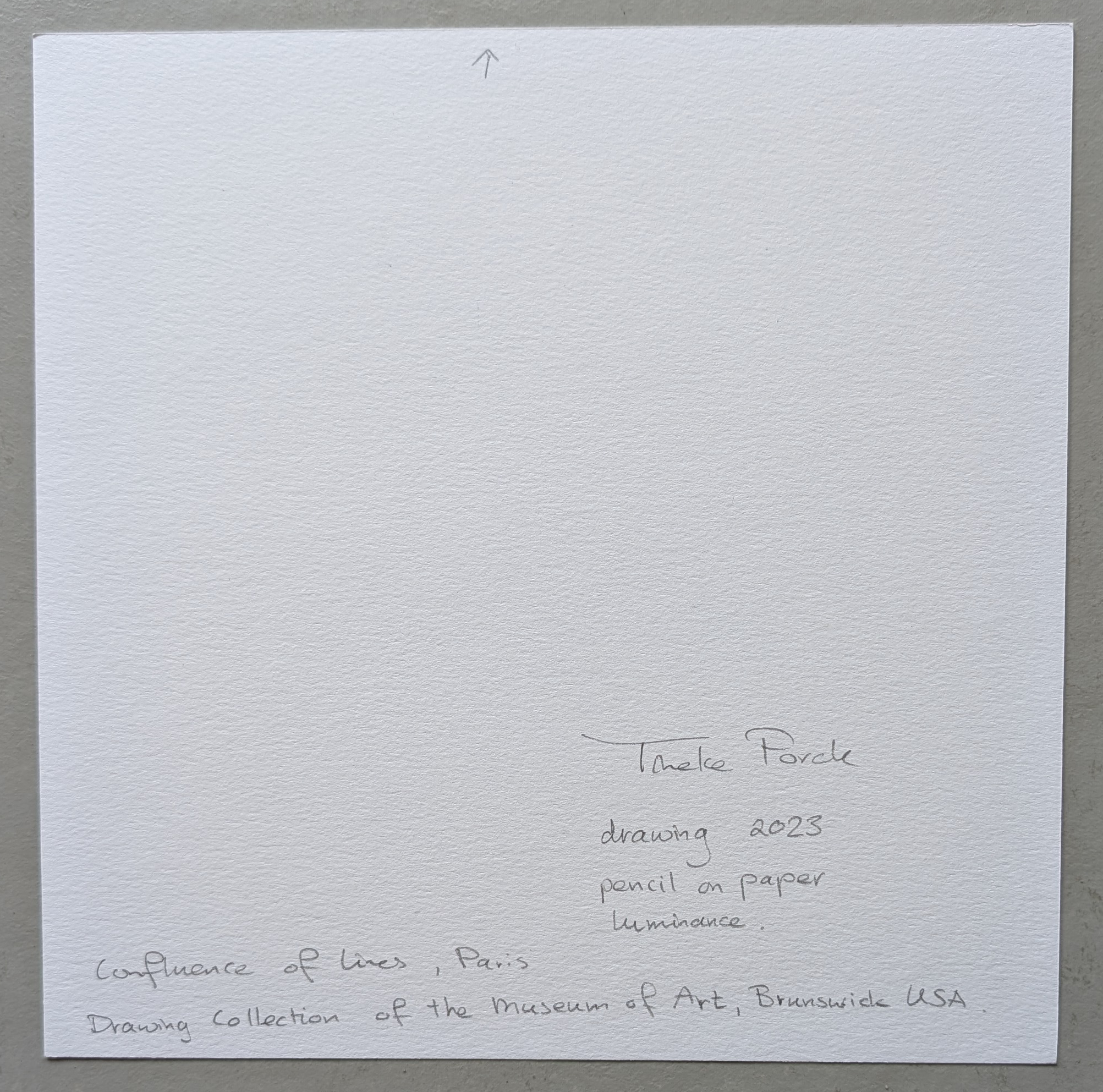 Tineke Porck, tekening, 2023