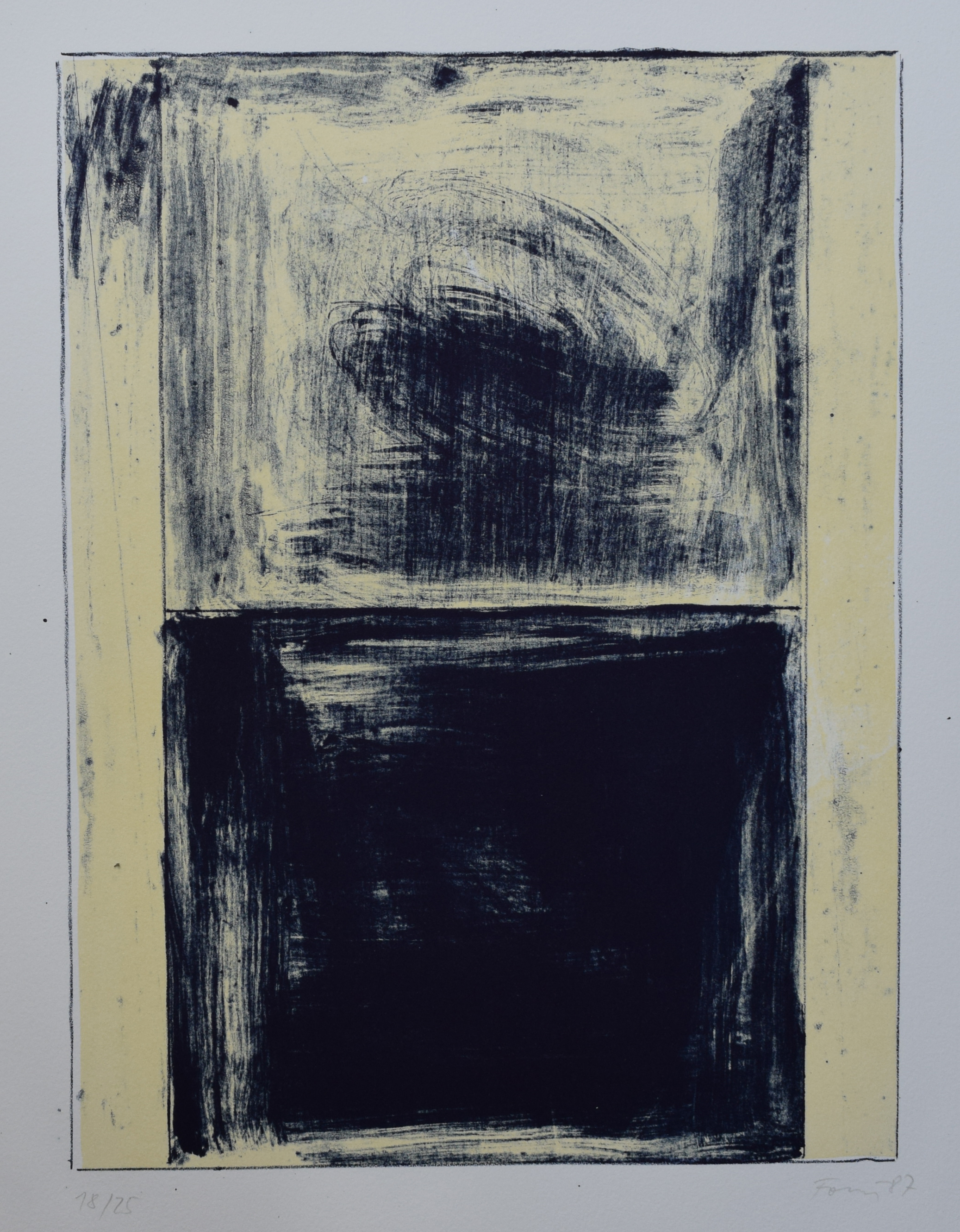 Günther Förg # van Krimpen series # ed 25. signed and numbered 18/25, 1987