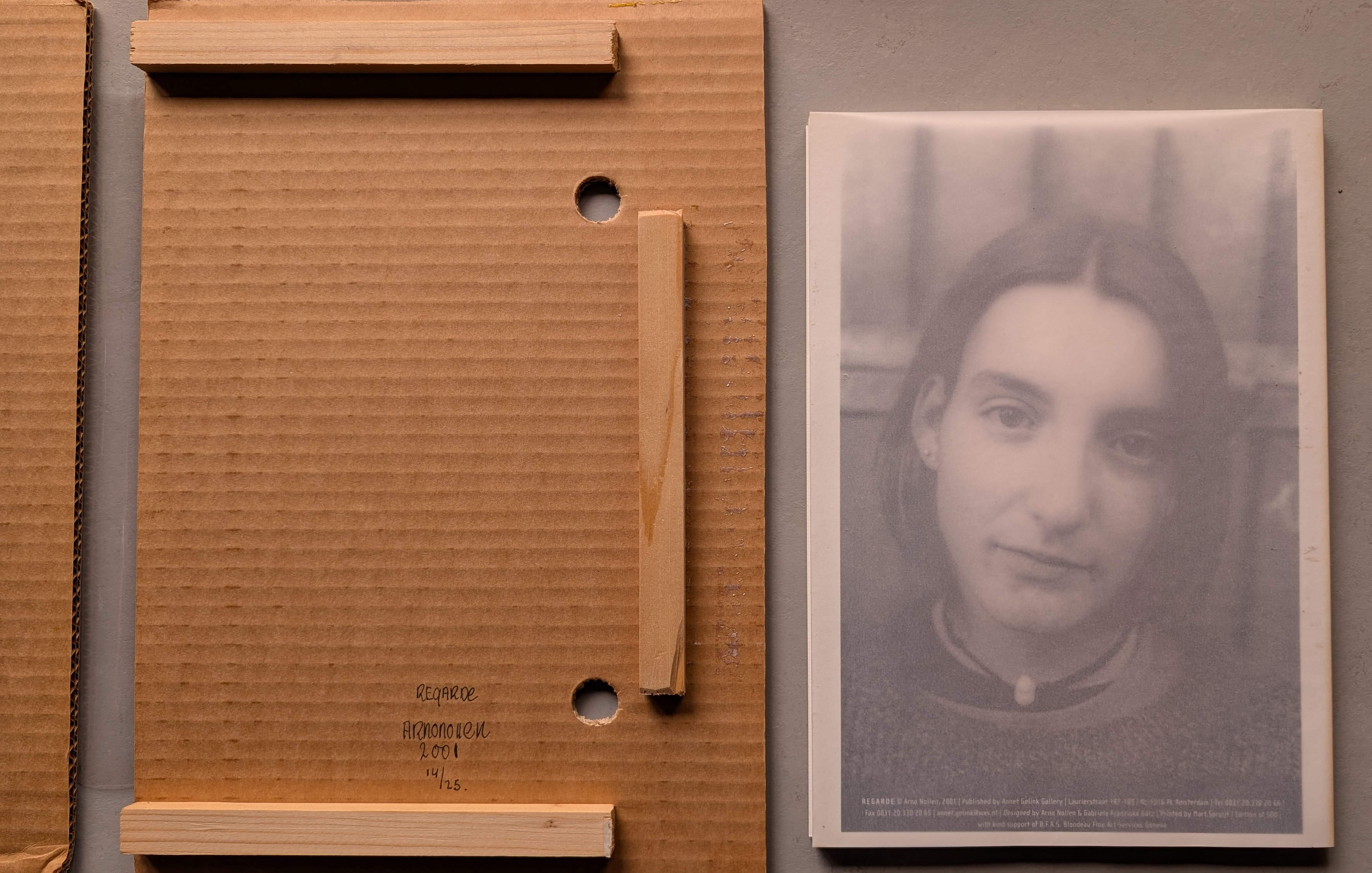 Arno Nollen, REGARDE, original photograph in special publication