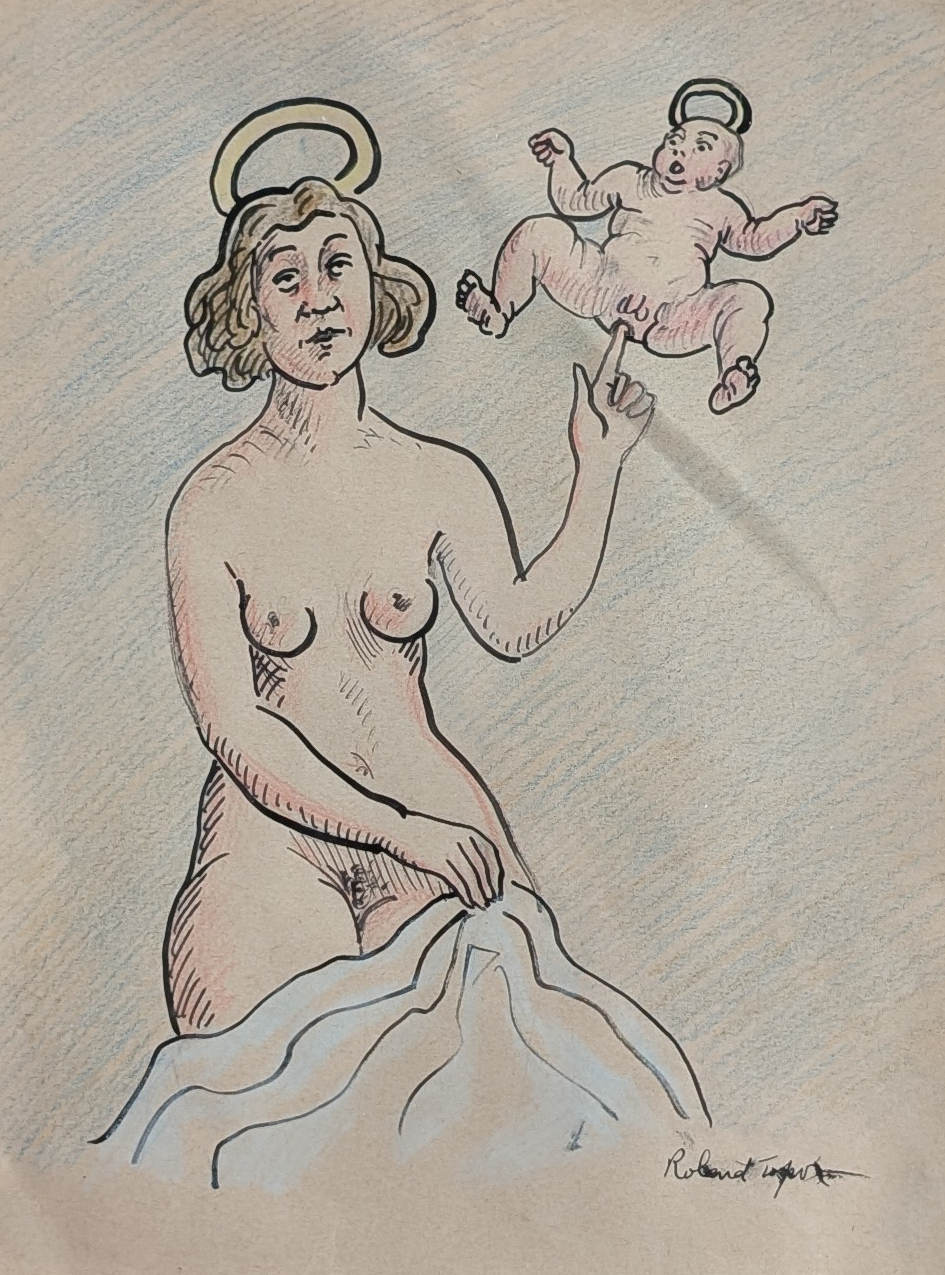 Roland Topor, Water color drawing