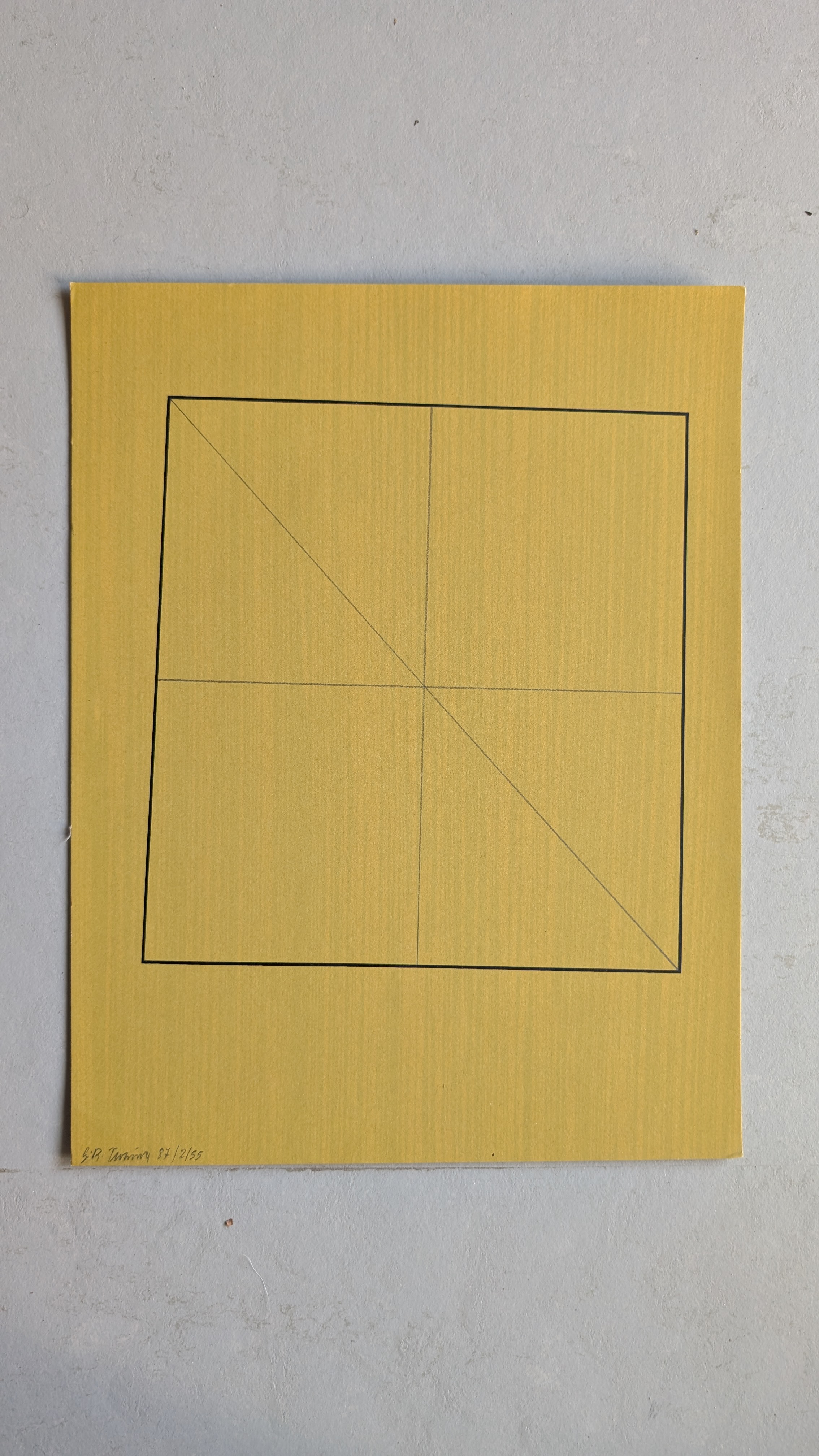 Günter Tuzina, tekening, 1987