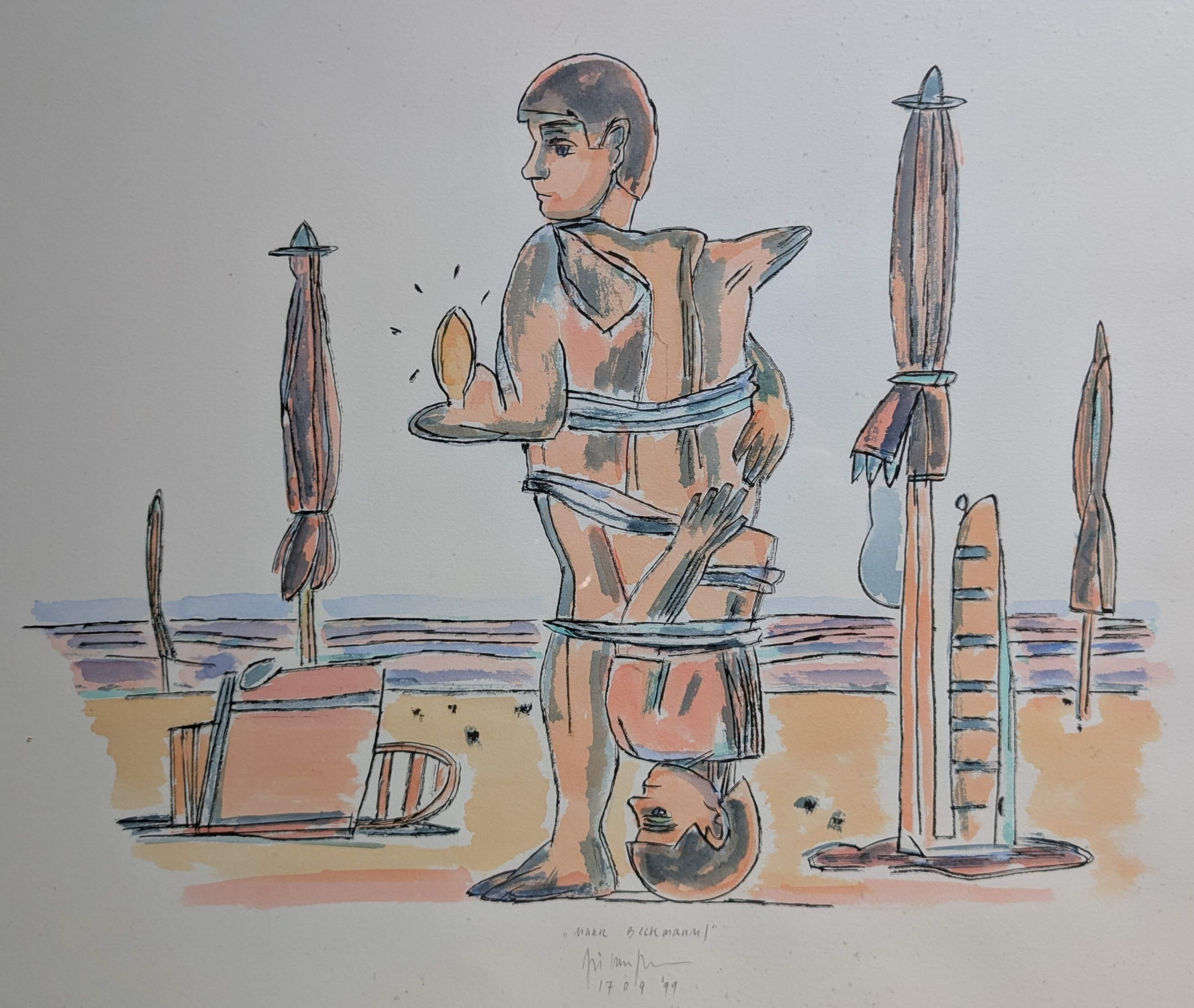 Arie van Geest, Naar Beckmann