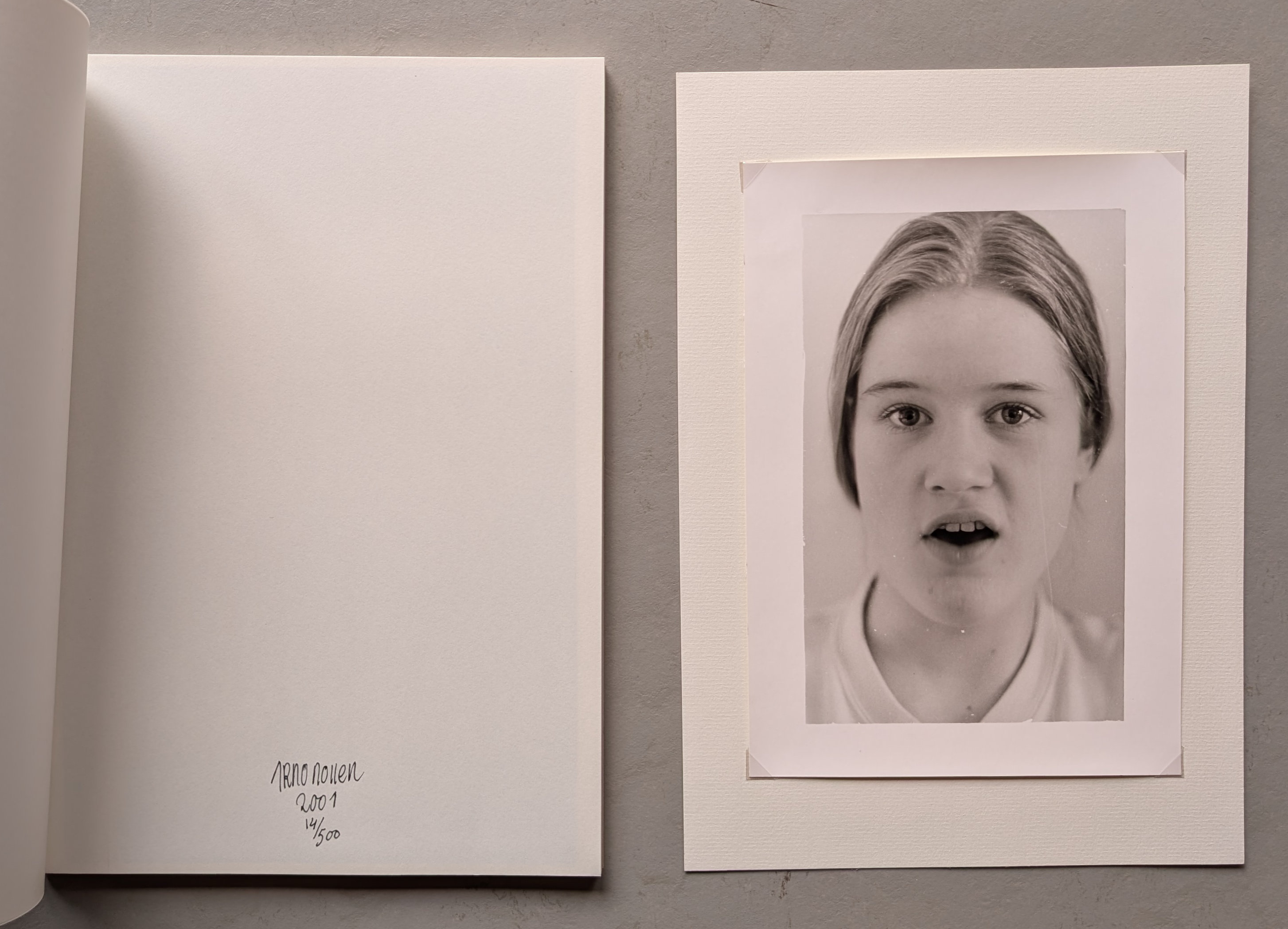 Arno Nollen, REGARDE, original photograph in special publication