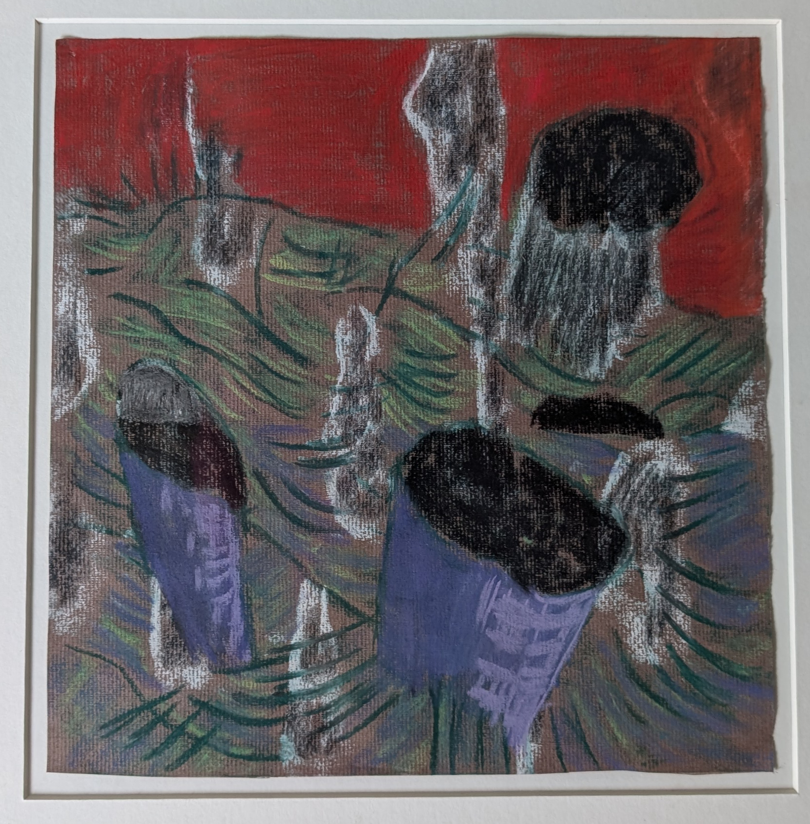 Frank van Hemert, zonder titel, Gouache op papier, 1988