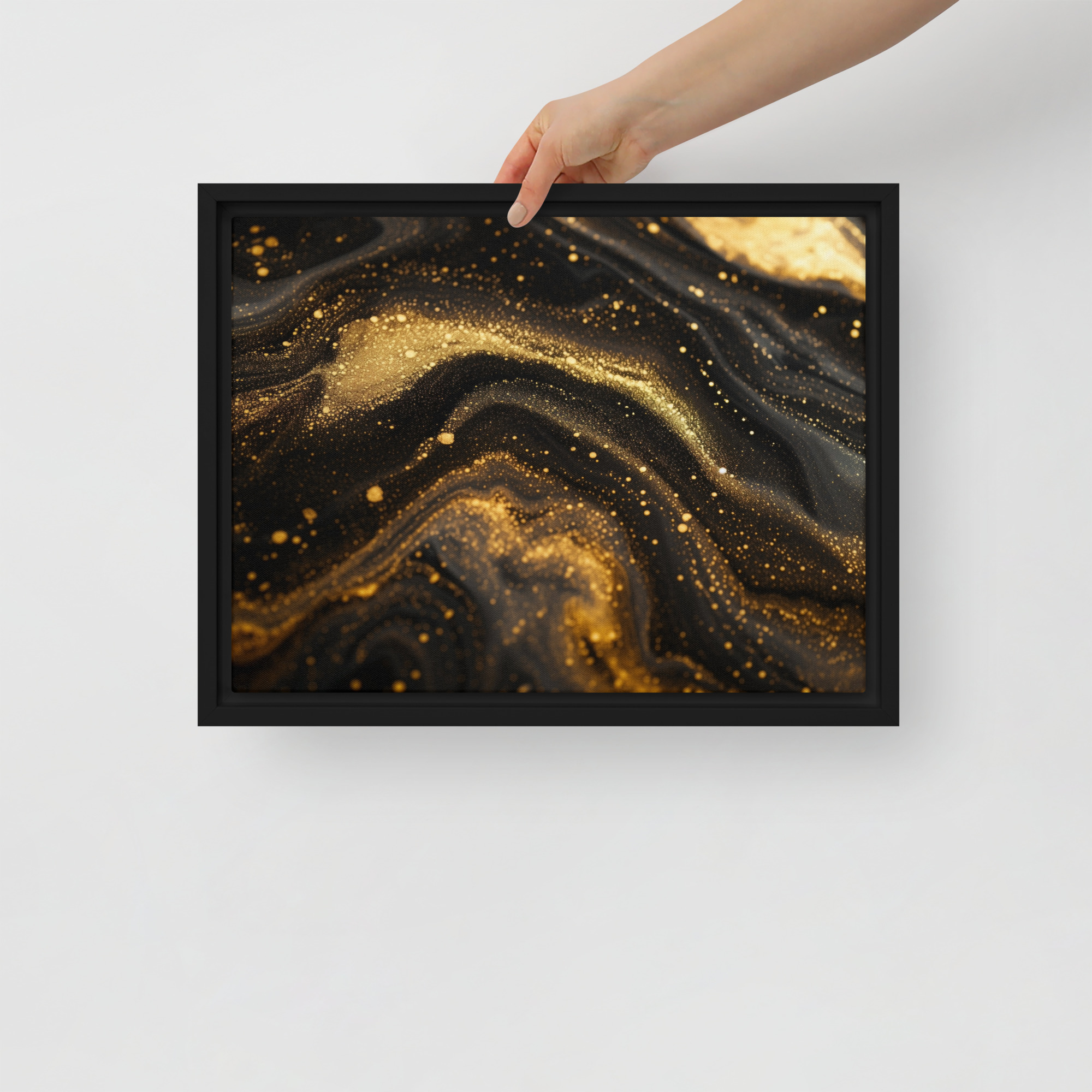 Luxe Galaxy Framed Canvas