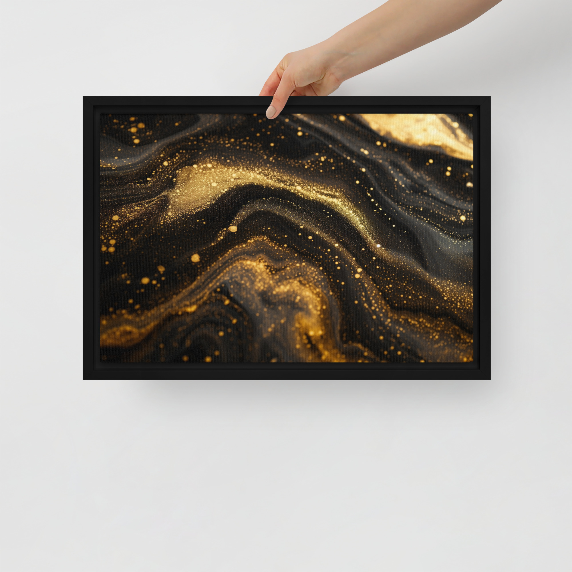 Luxe Galaxy Framed Canvas