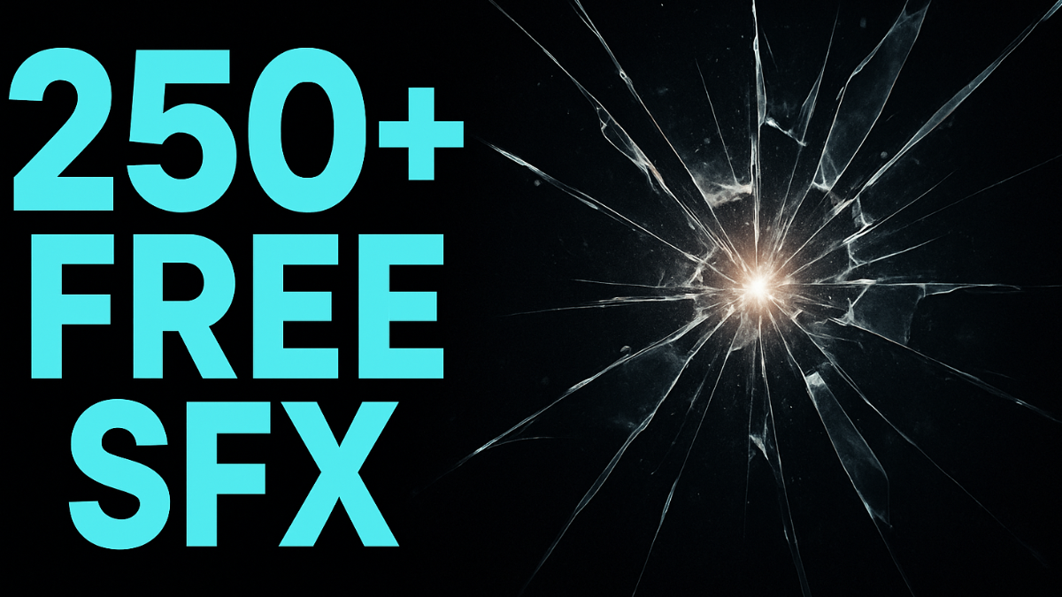 250+ FREE SFX for Video Editors
