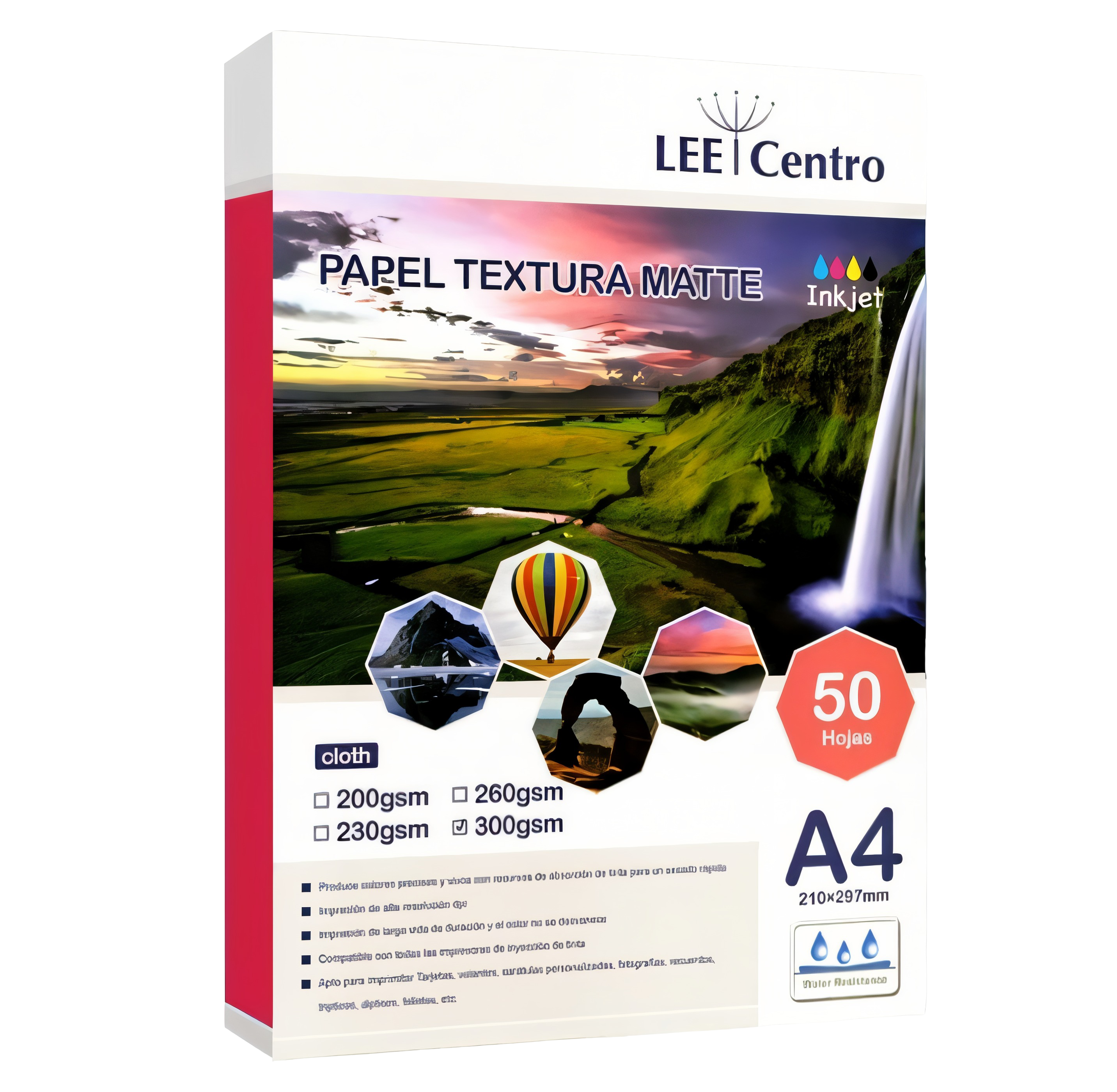 PAPEL TEXTURADO MATTE A4 300 Gramos