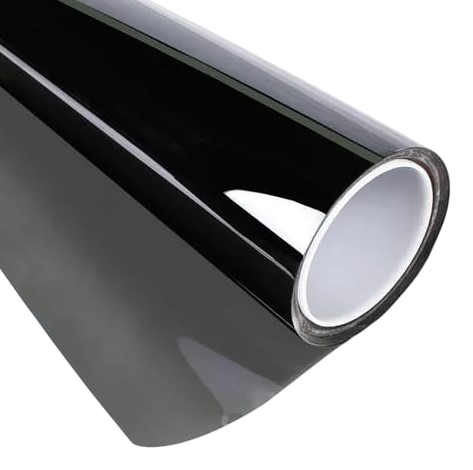 VINILO ADHESIVO DECORATIVO 61 cm NEGRO BRILLANTE