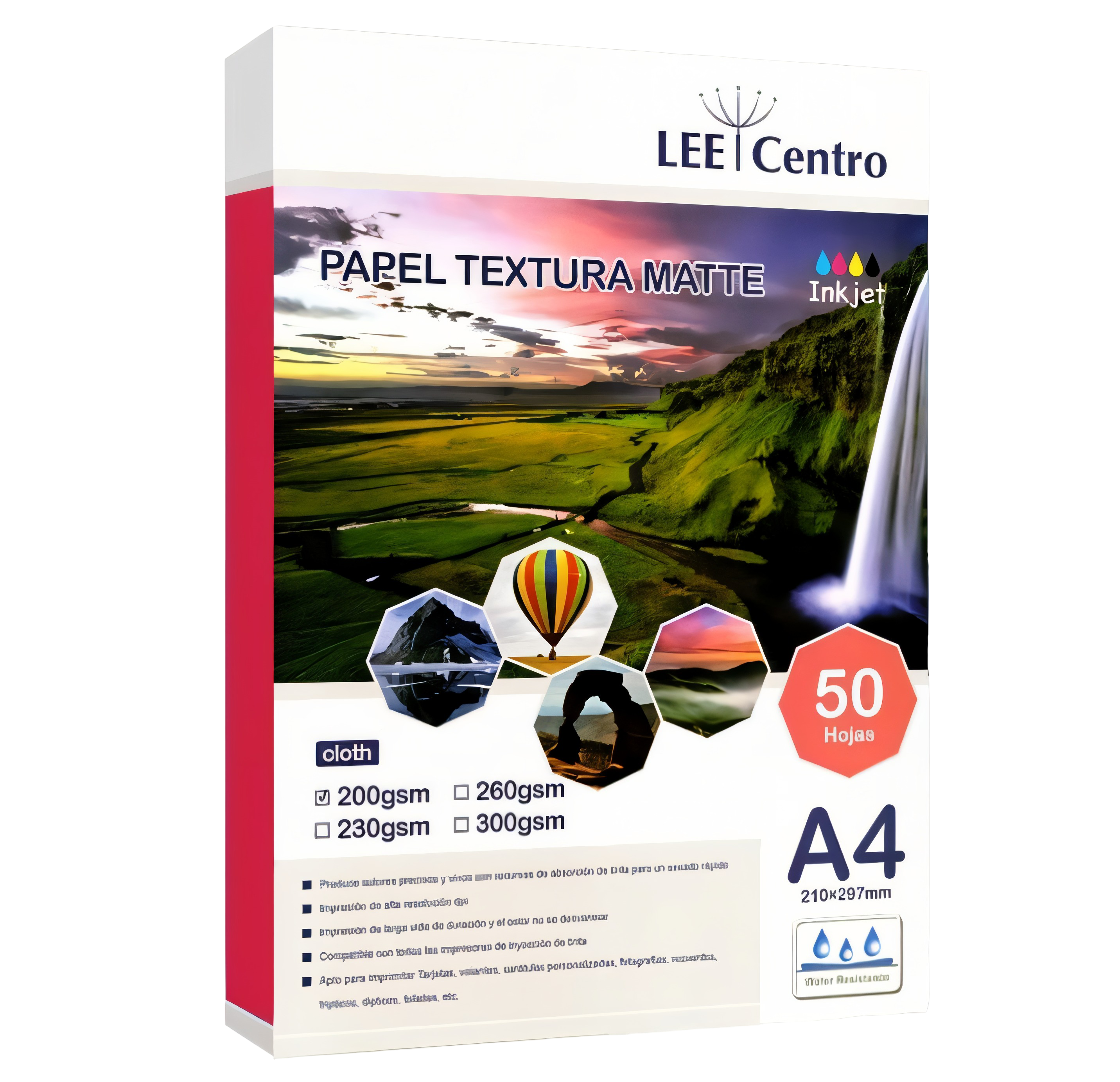PAPEL TEXTURADO MATTE A4 200 Gramos