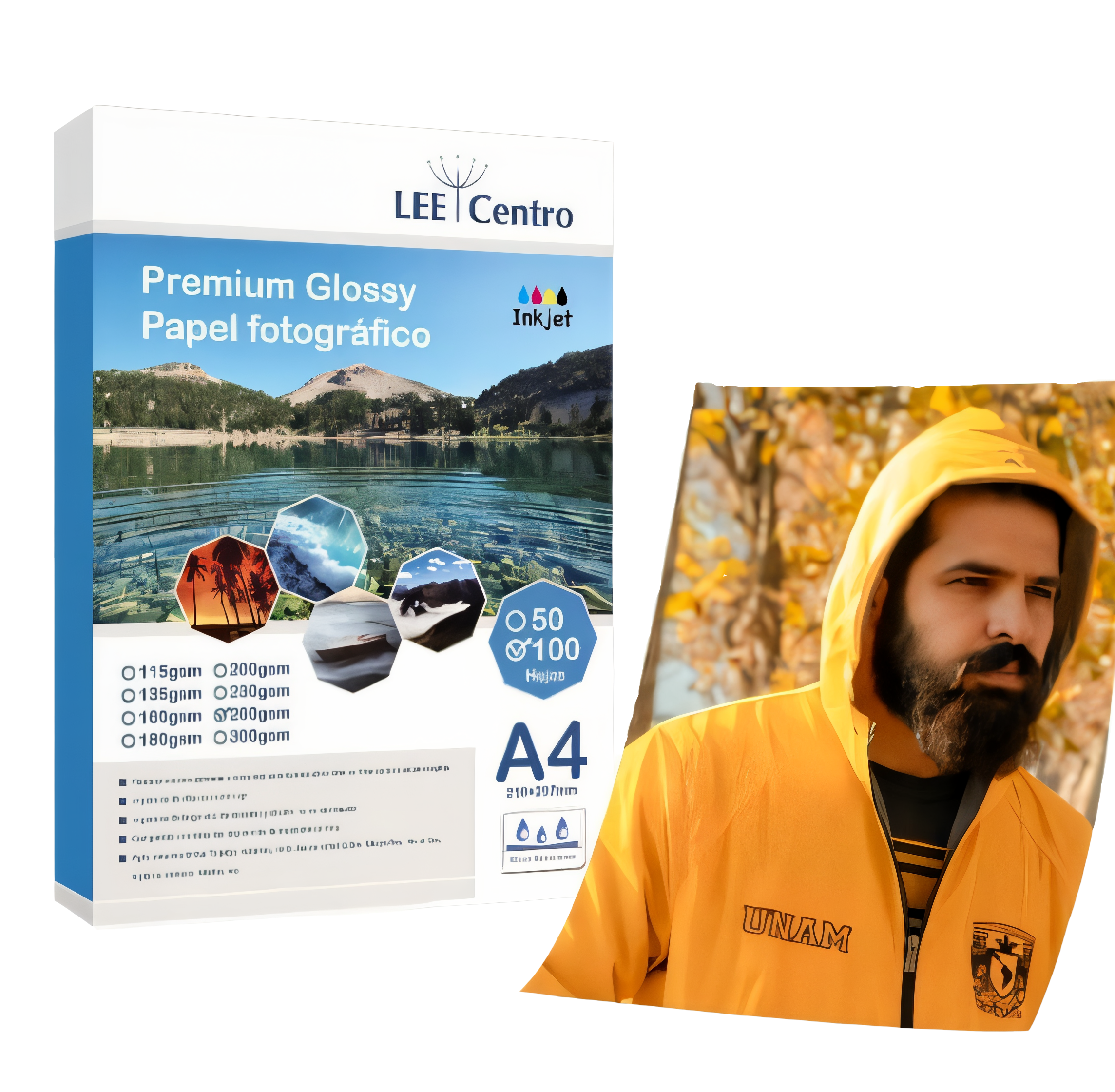 PAPEL FOTOGRAFICO BRILLANTE A4 260 Gramos