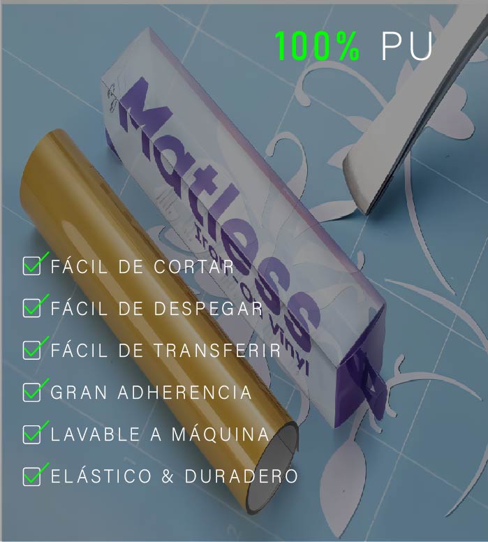 VINIL TEXTIL PU 51 cm GOLD 