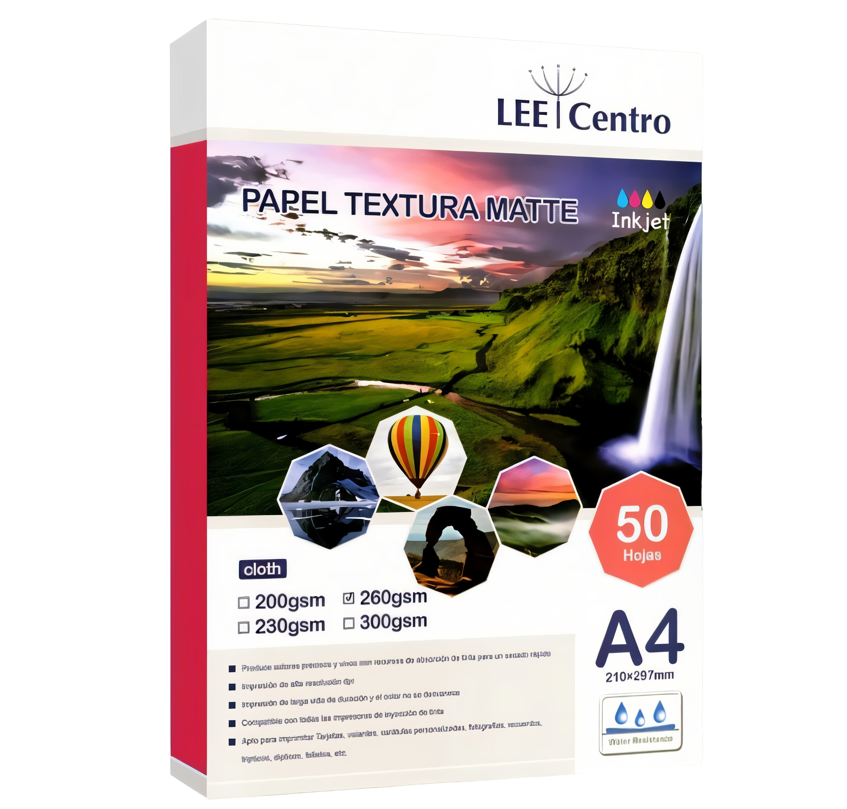 PAPEL TEXTURADO MATTE A4 230 Gramos