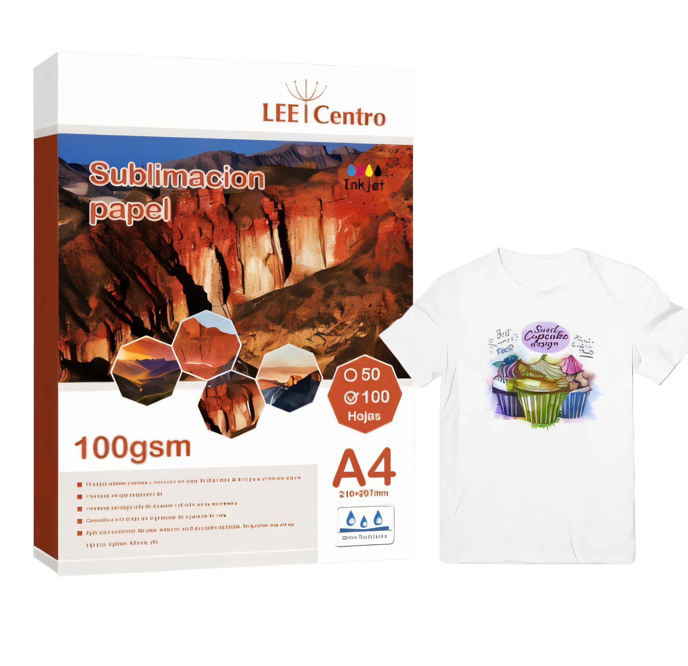 PAPEL SUBLIMAR A4 100 Gramos