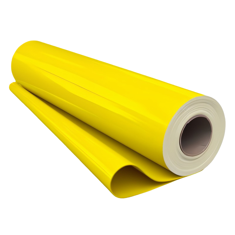 VINILO ADHESIVO DECORATIVO  61 cm AMARILLO BRILLANTE 