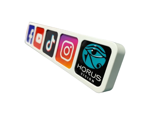 Placa de redes sociales