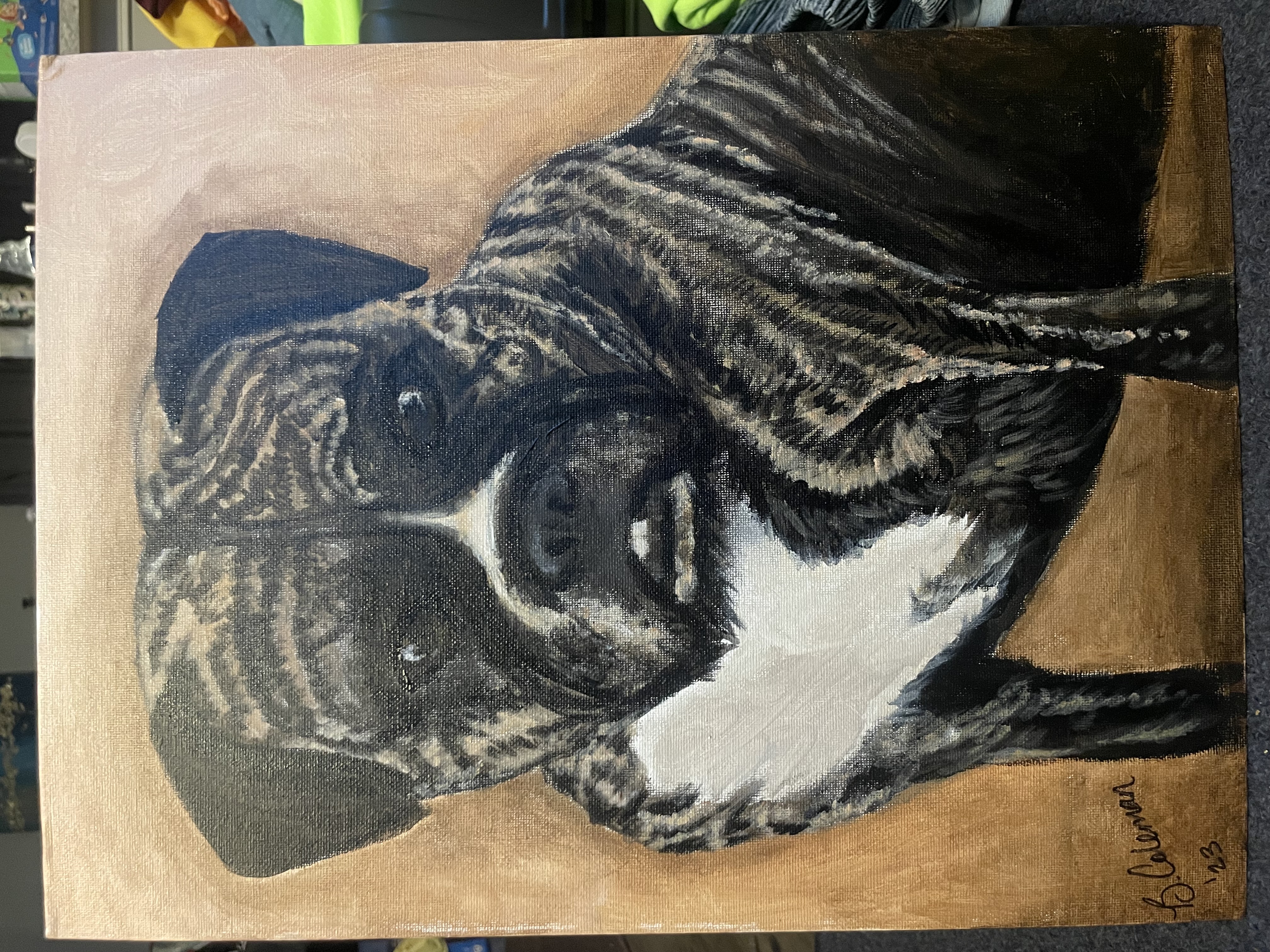 In Memory of/ Remembering A Fur Friend/Dog Portrait Painting