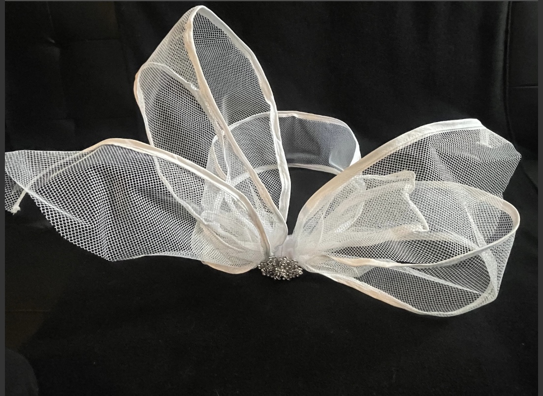 Make A Statement/ Unique Halo Fascinator Hat/ Tea Party Hat