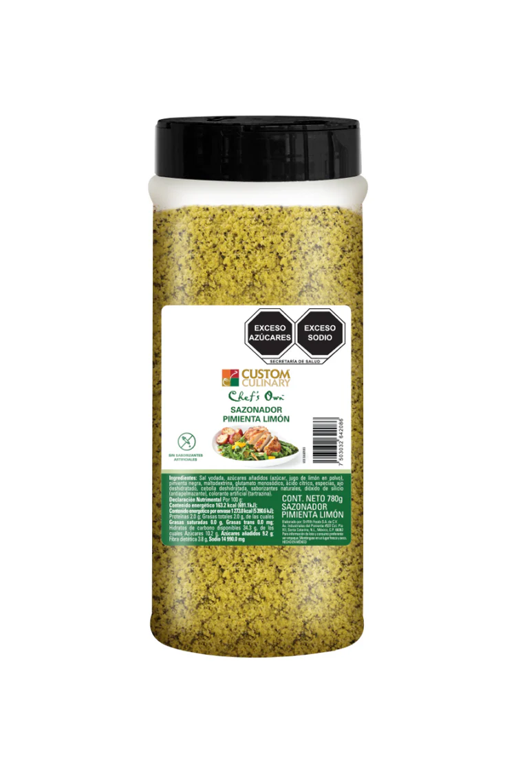 Bote de Sazonador Pimienta Limón 