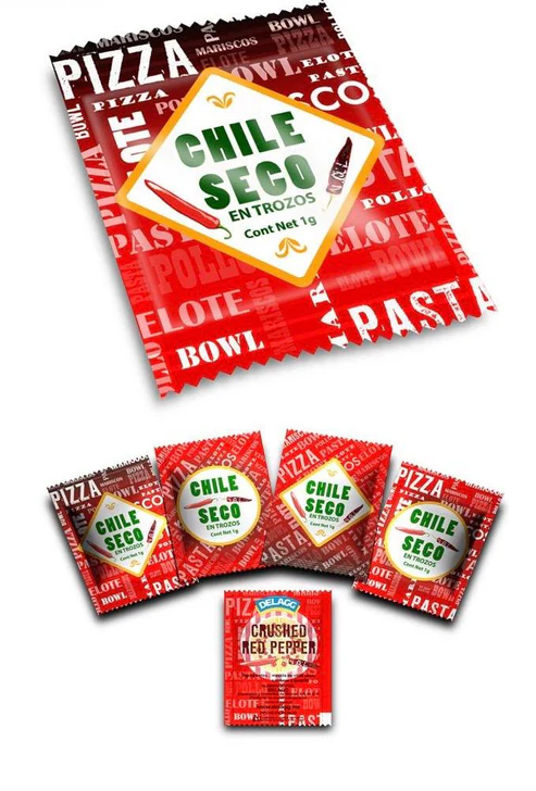 Caja de Chile Seco en Trozos
