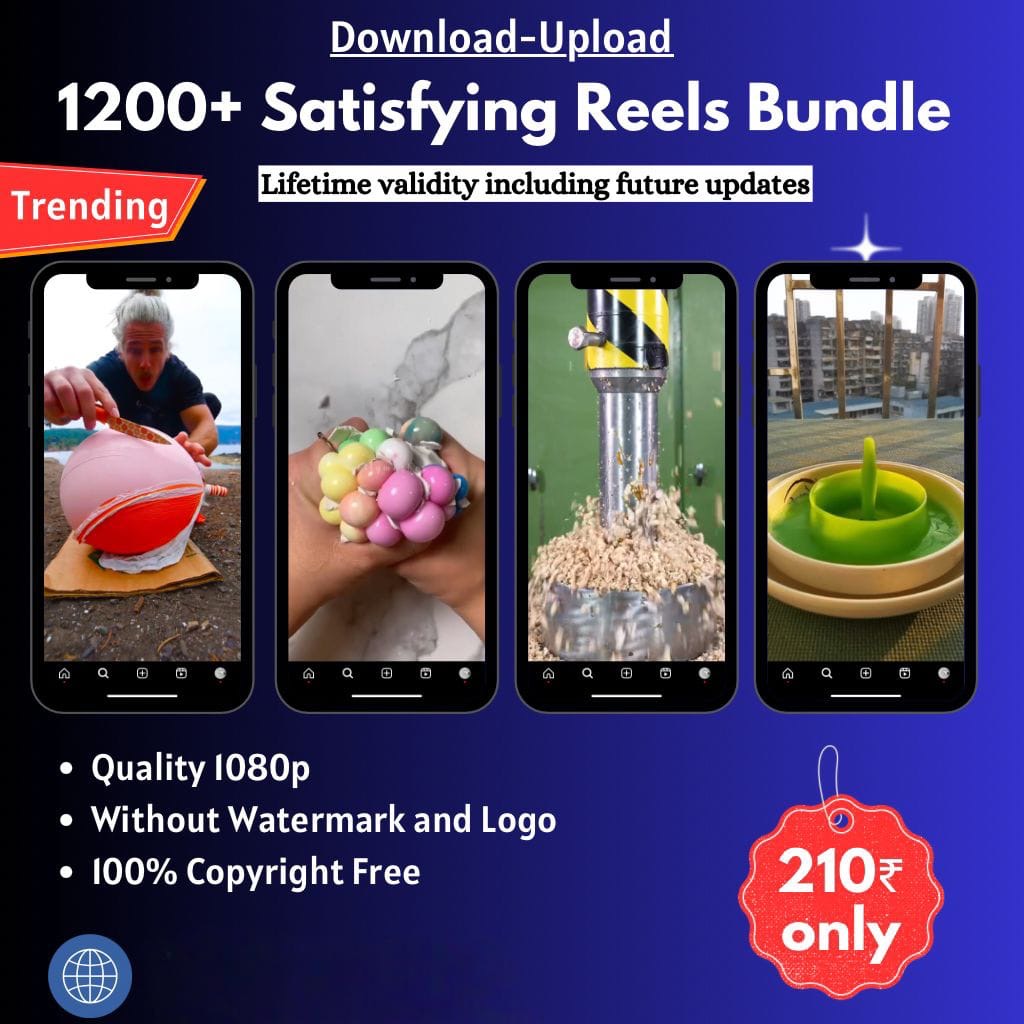 1200+ Satisfying Reels Bundle