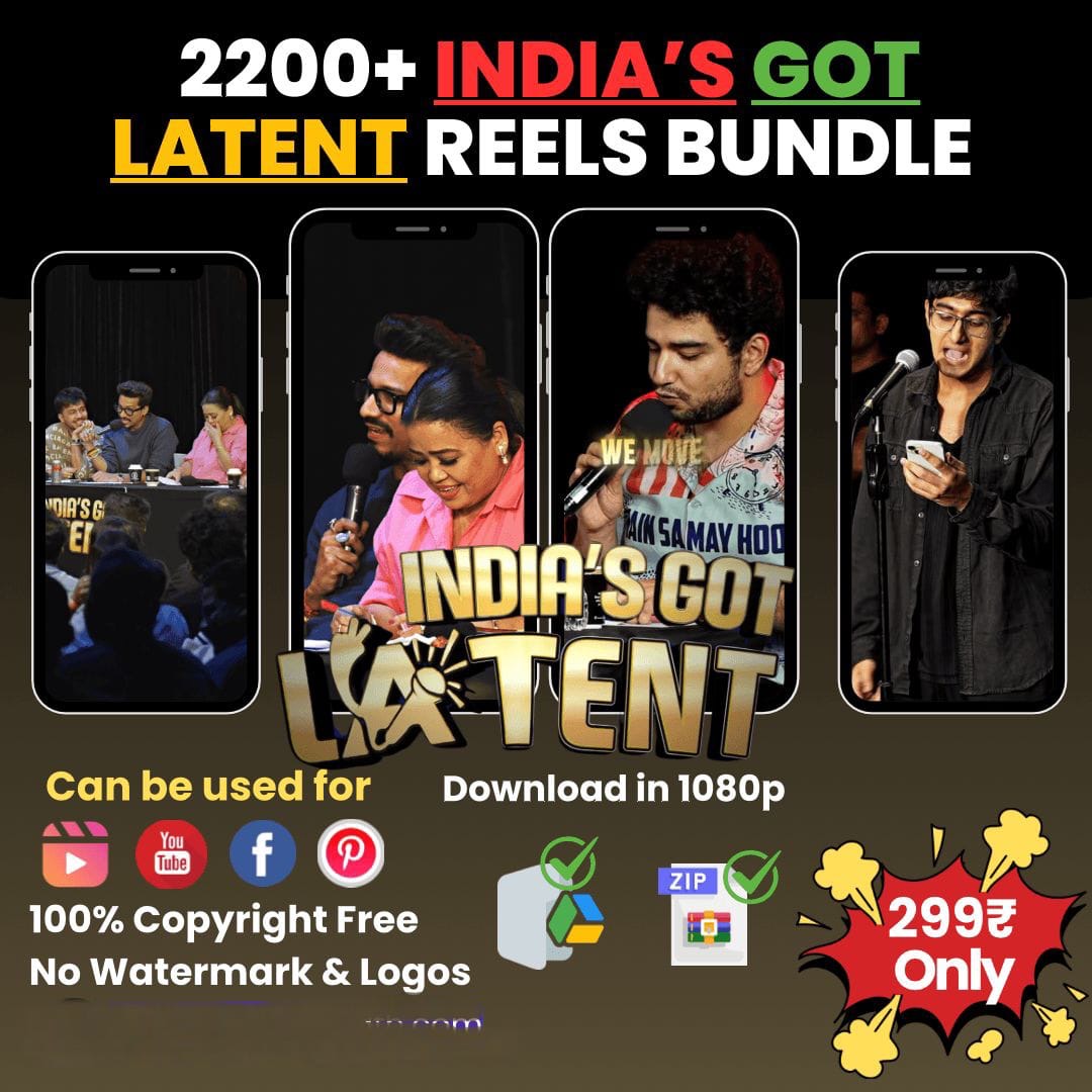 India's Got Latent Reels Bundle