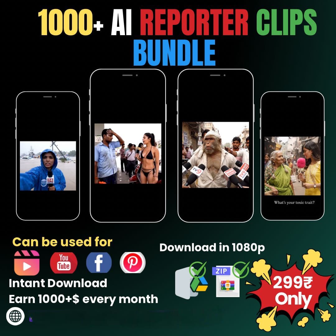 1000+ AI Reporter Clips Bundle