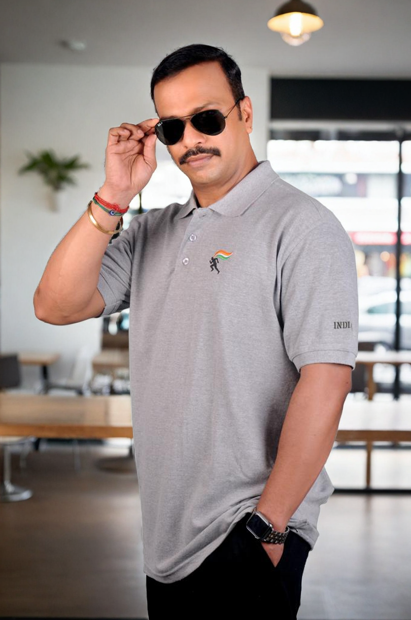 Melange Grey Polo Shirt - LIMITED EDITION