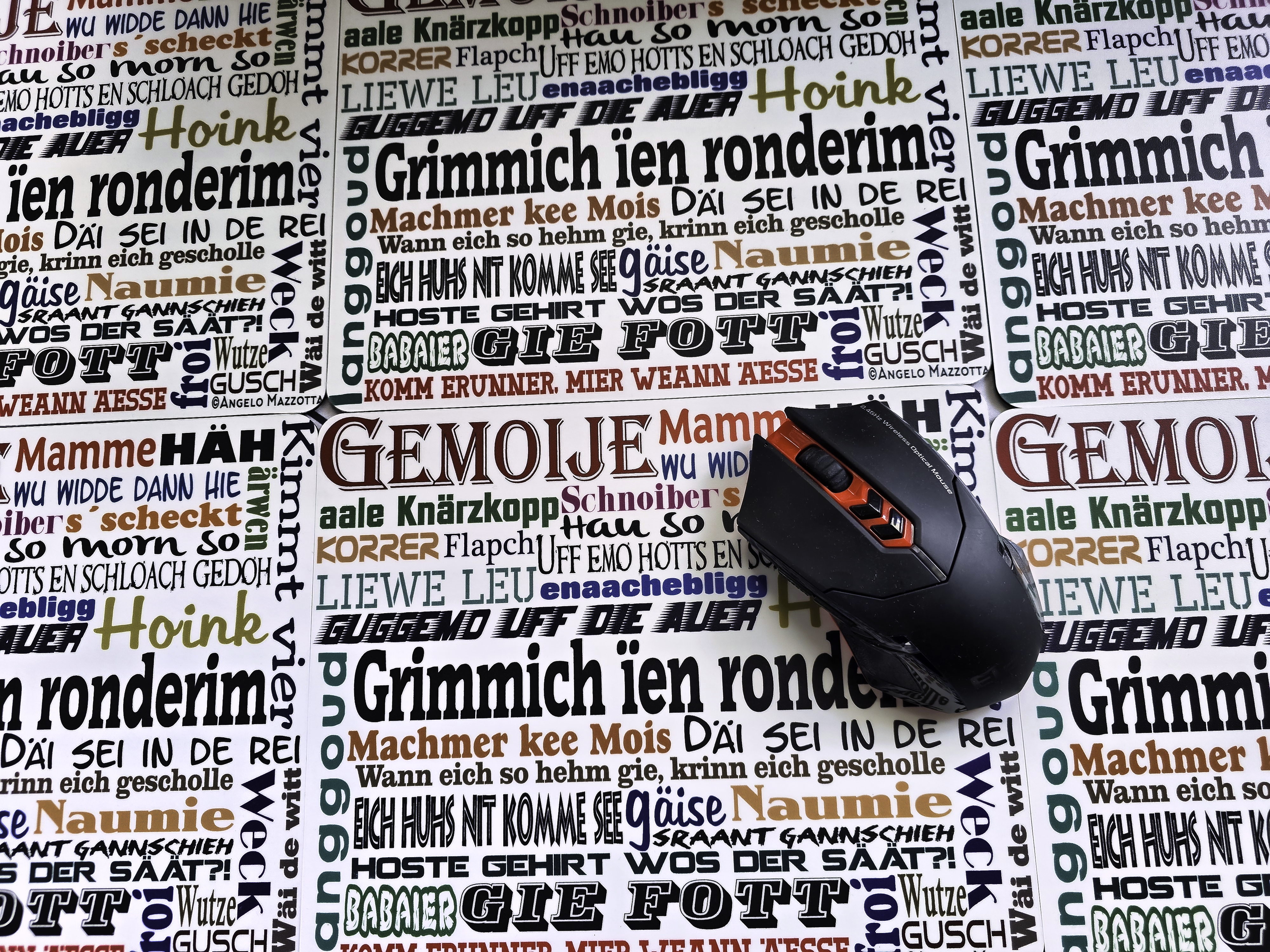 Machmer kee Mäus – das GRIMMICHER Mousepad