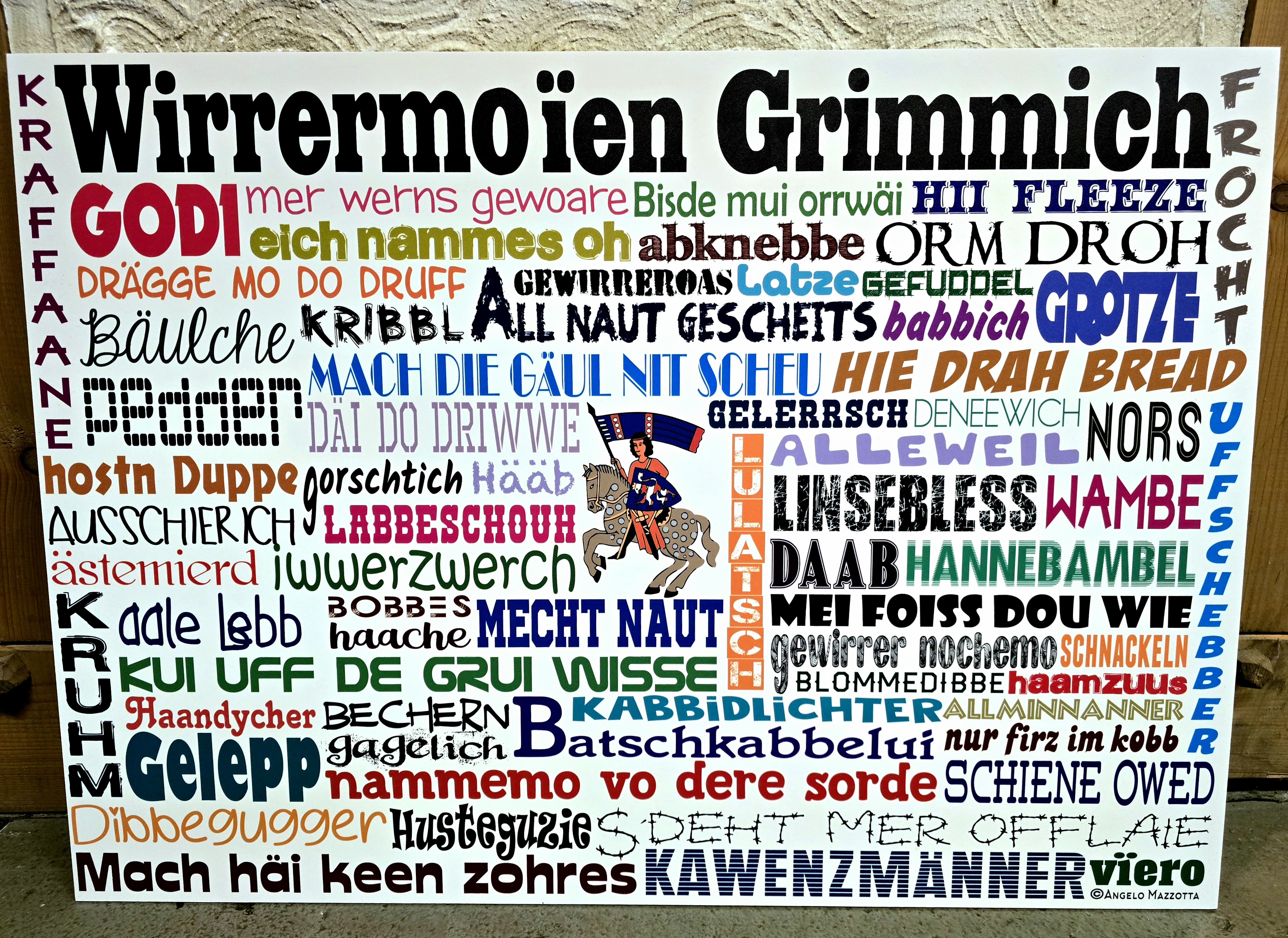 Wirrermo ïen Grimmich – DAS Kultplakat #2