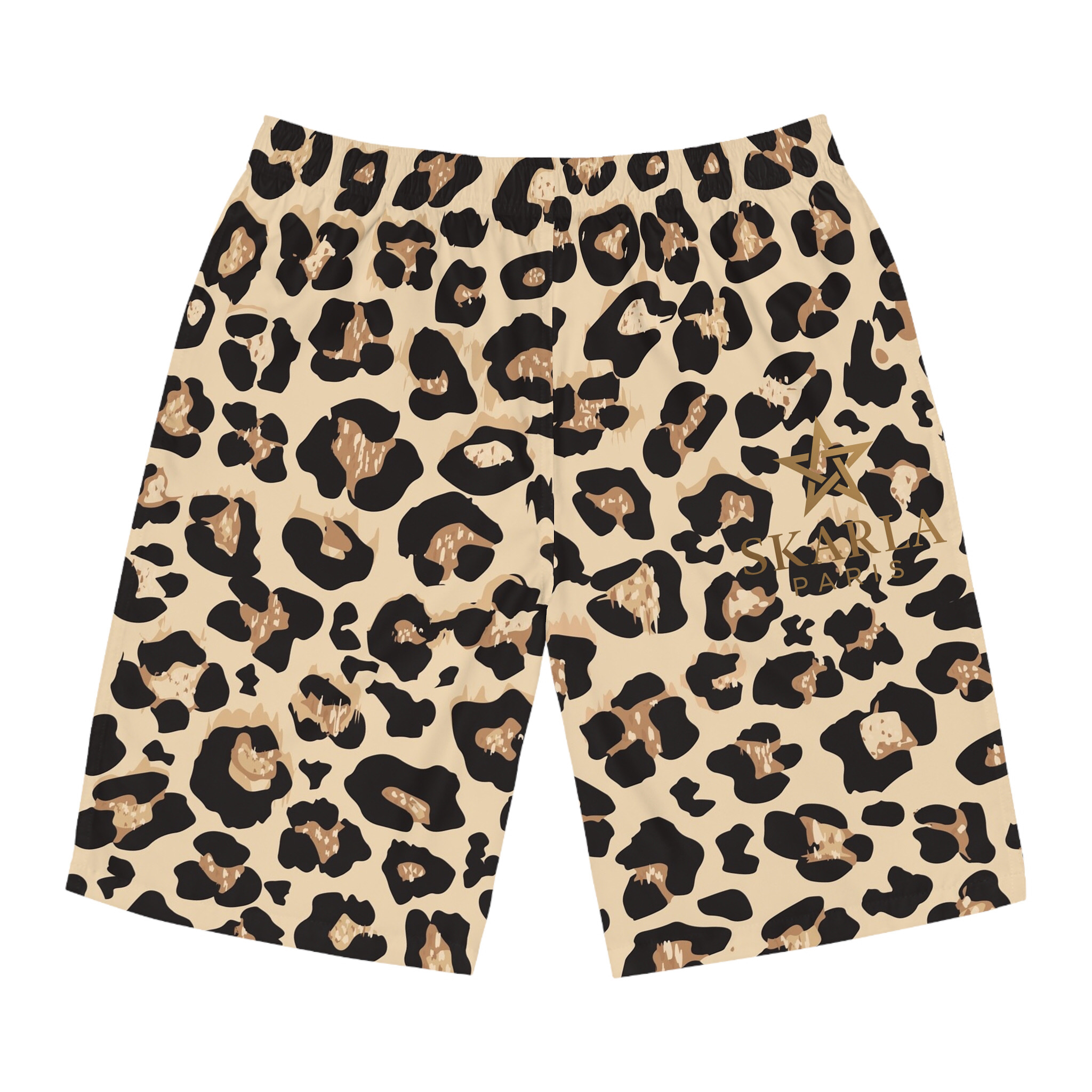 Shorts motif léopard