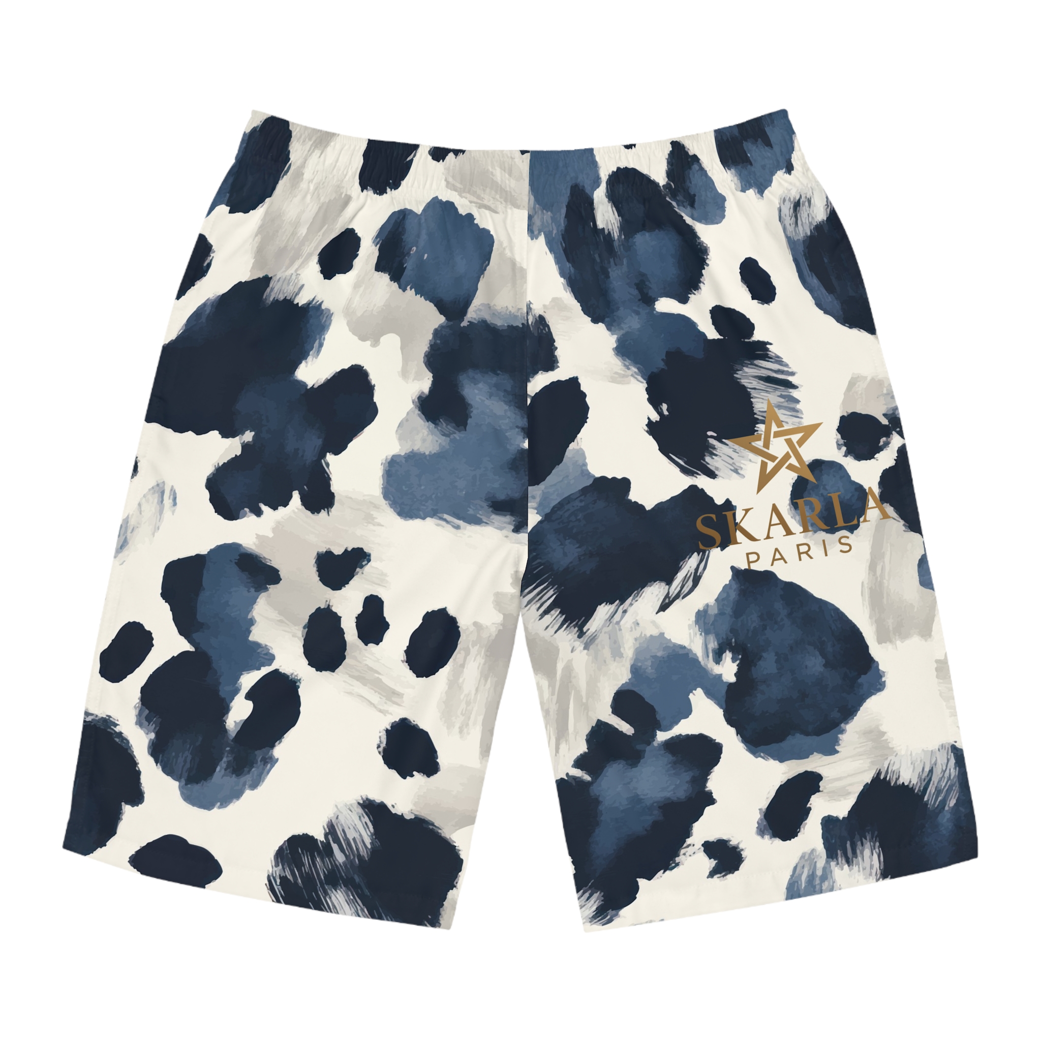 Shorts à motif leopard bleu SKARL PARIS