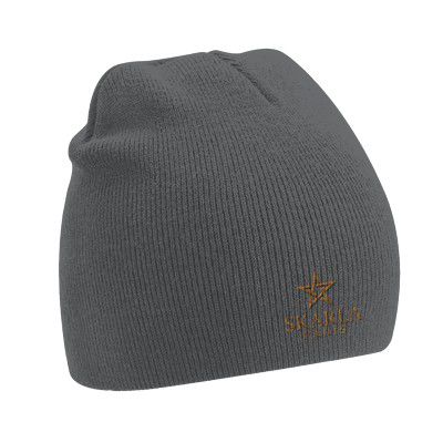 Bonnet en tricot gris