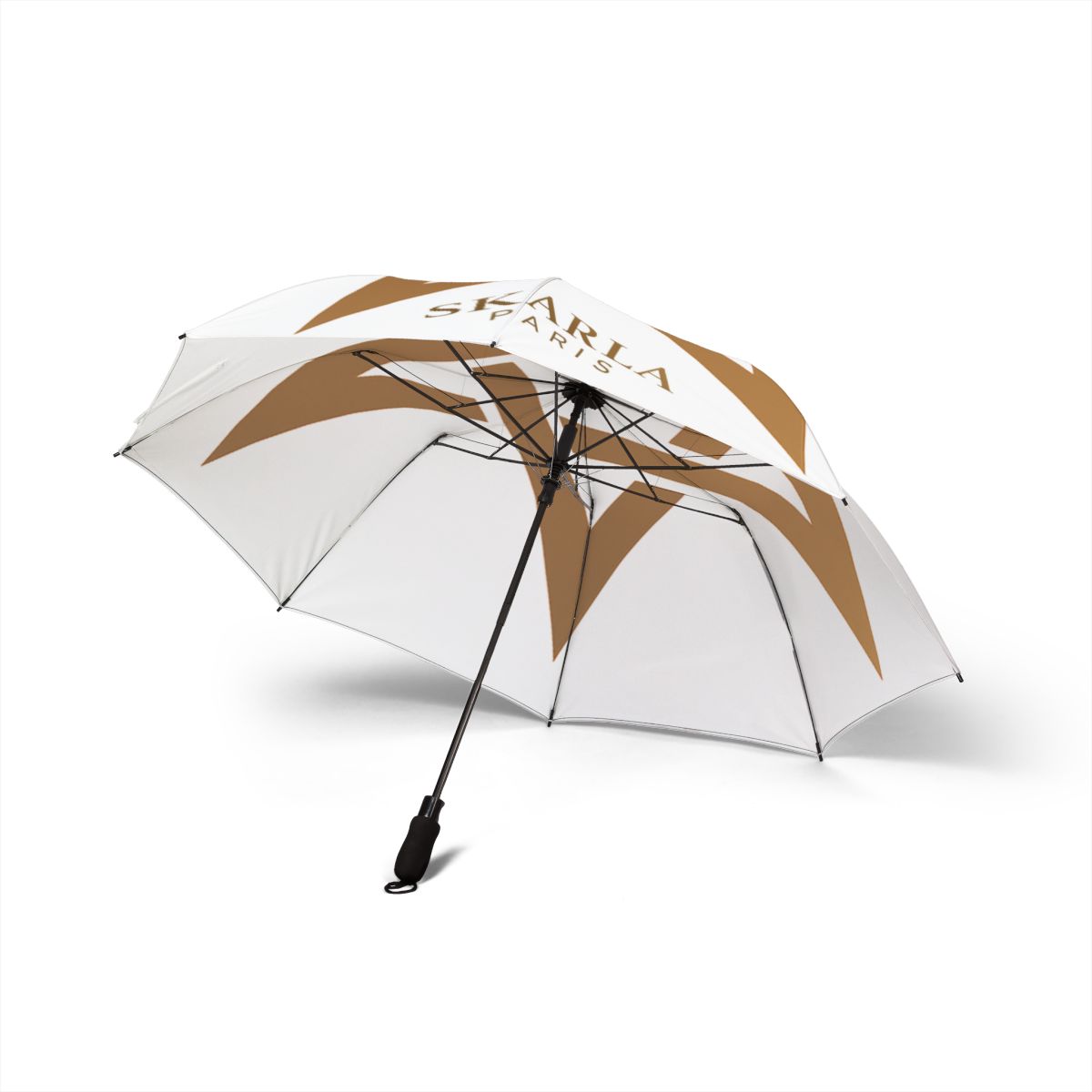 Parapluie design étoile dorée