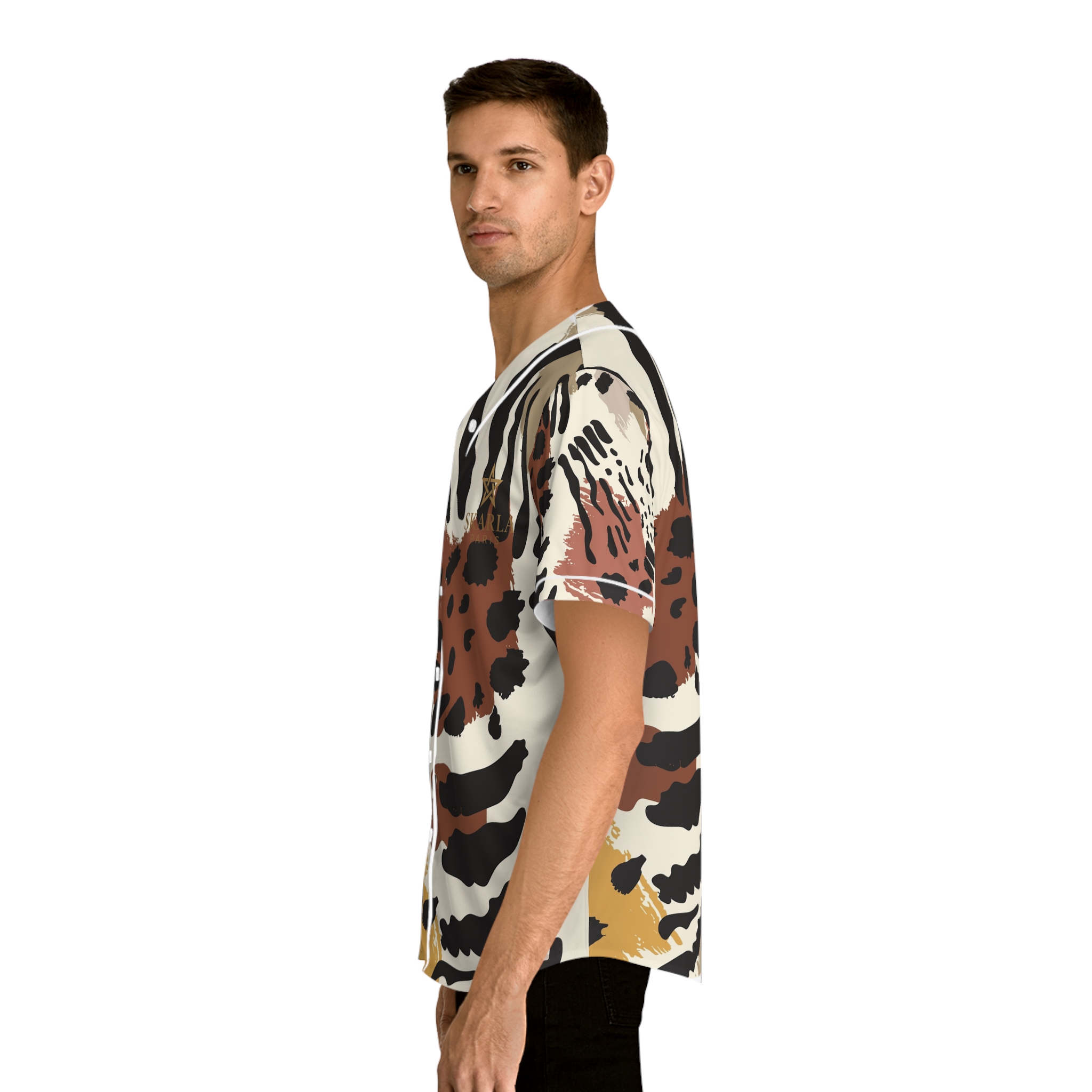 Chemise de baseball motif animalier