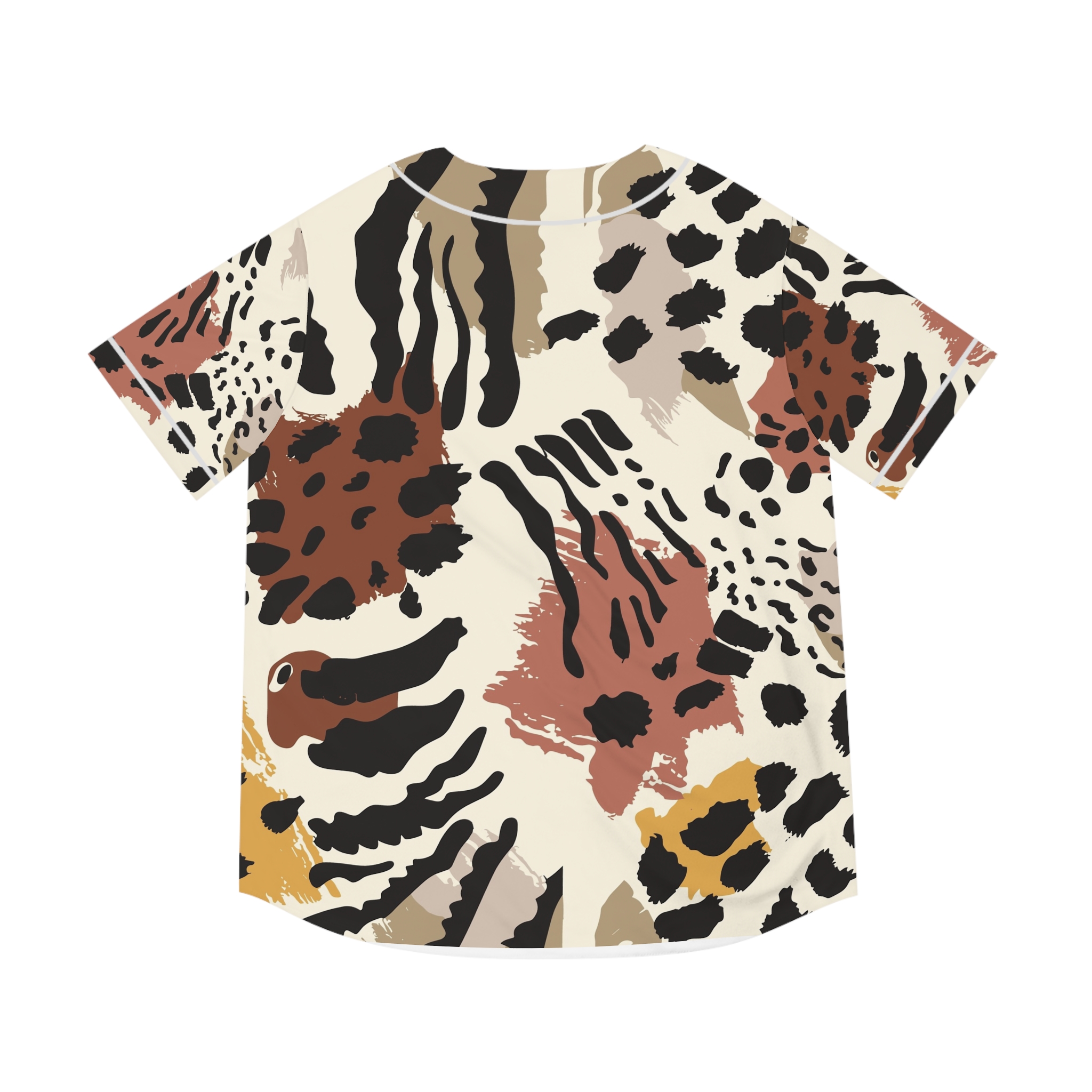 Chemise de baseball motif animalier