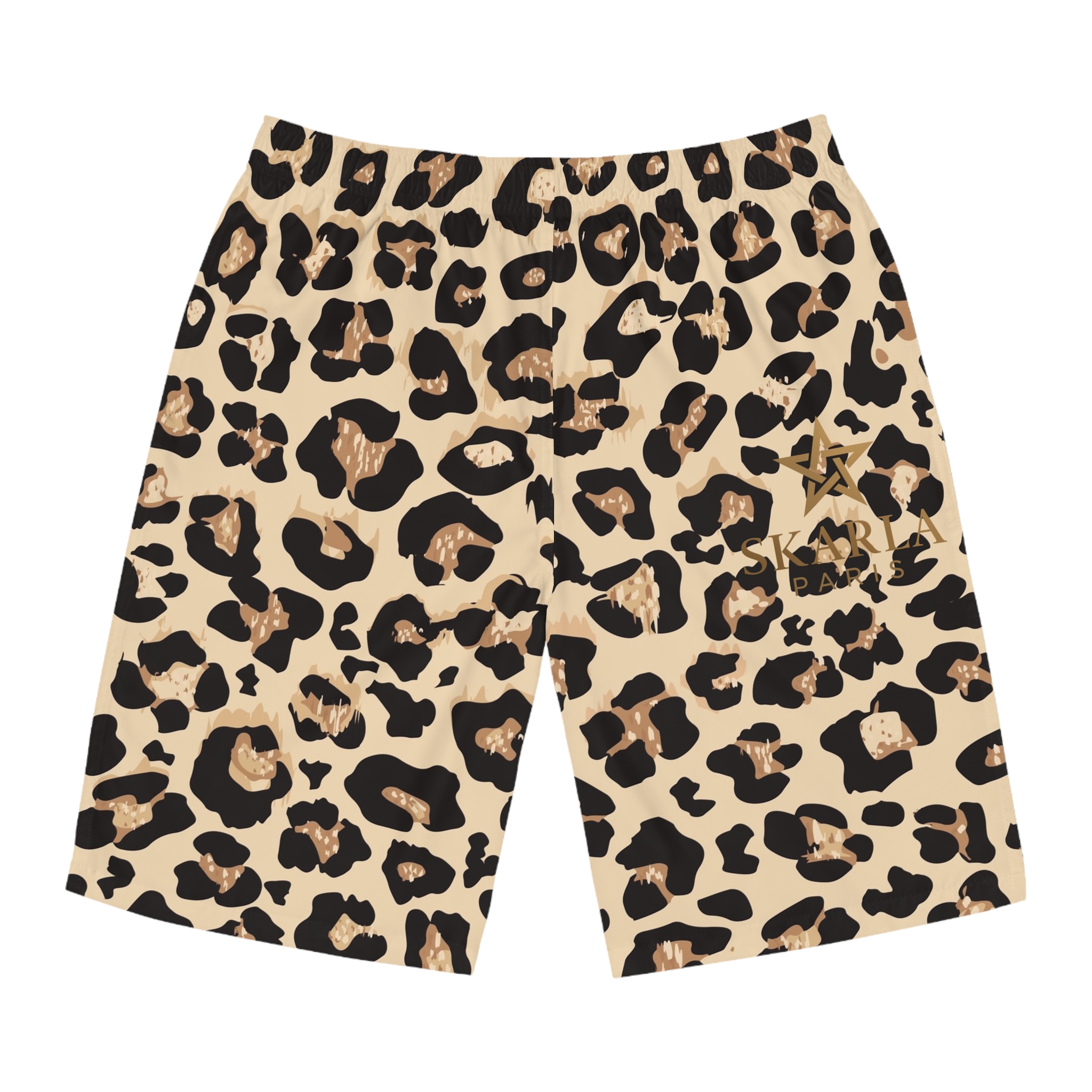 Shorts motif léopard