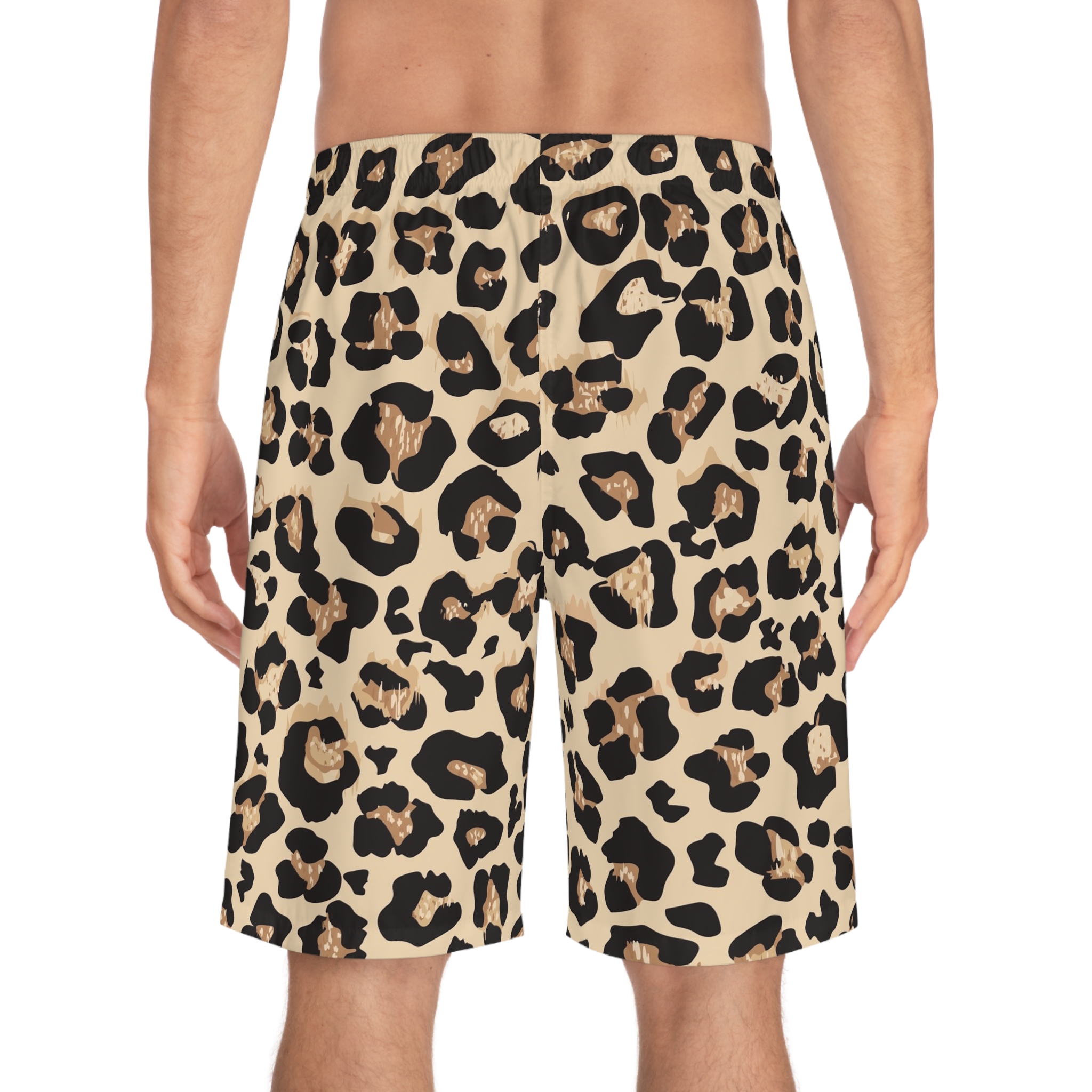 Shorts motif léopard