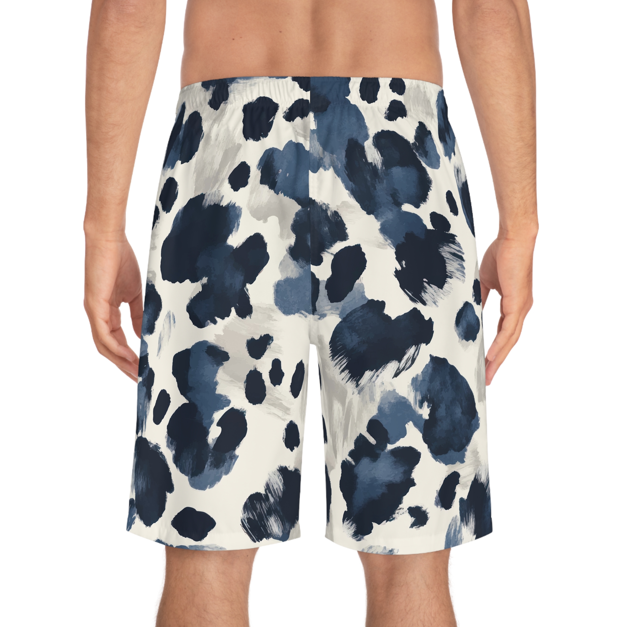 Shorts à motif leopard bleu SKARL PARIS