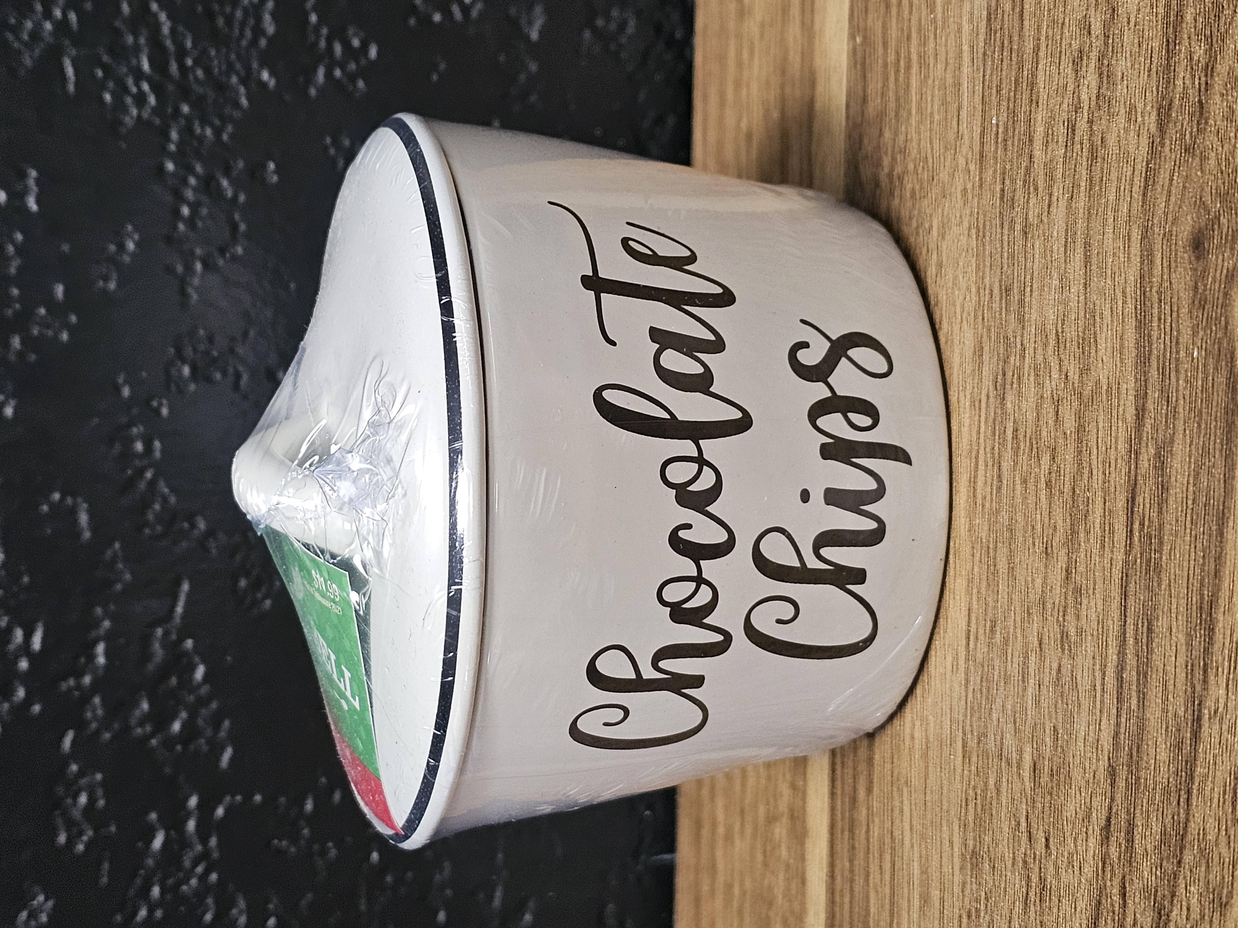 Chocolate Chips Ceramic Storage Jar