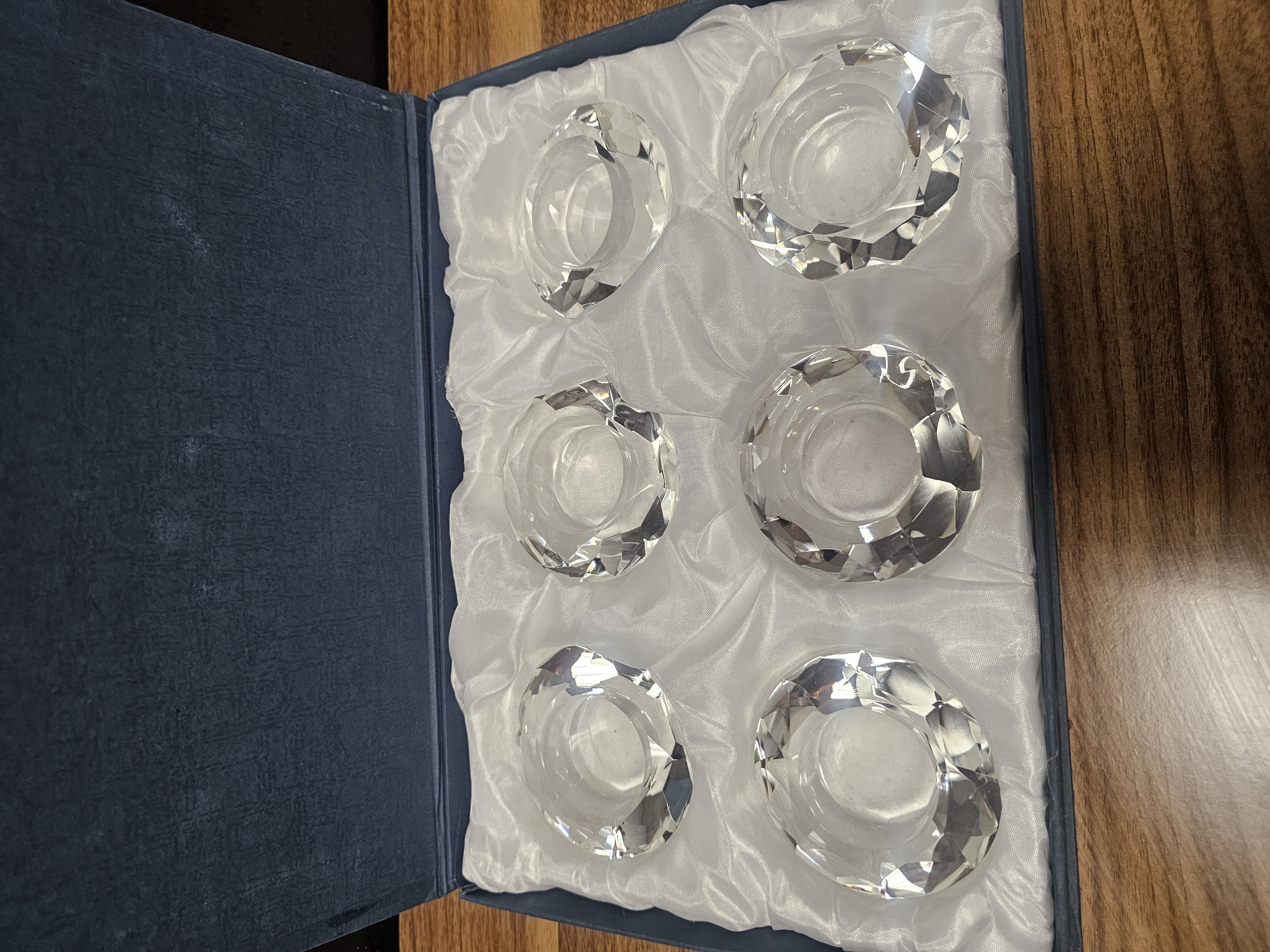 Crystal Tealight Holder Set