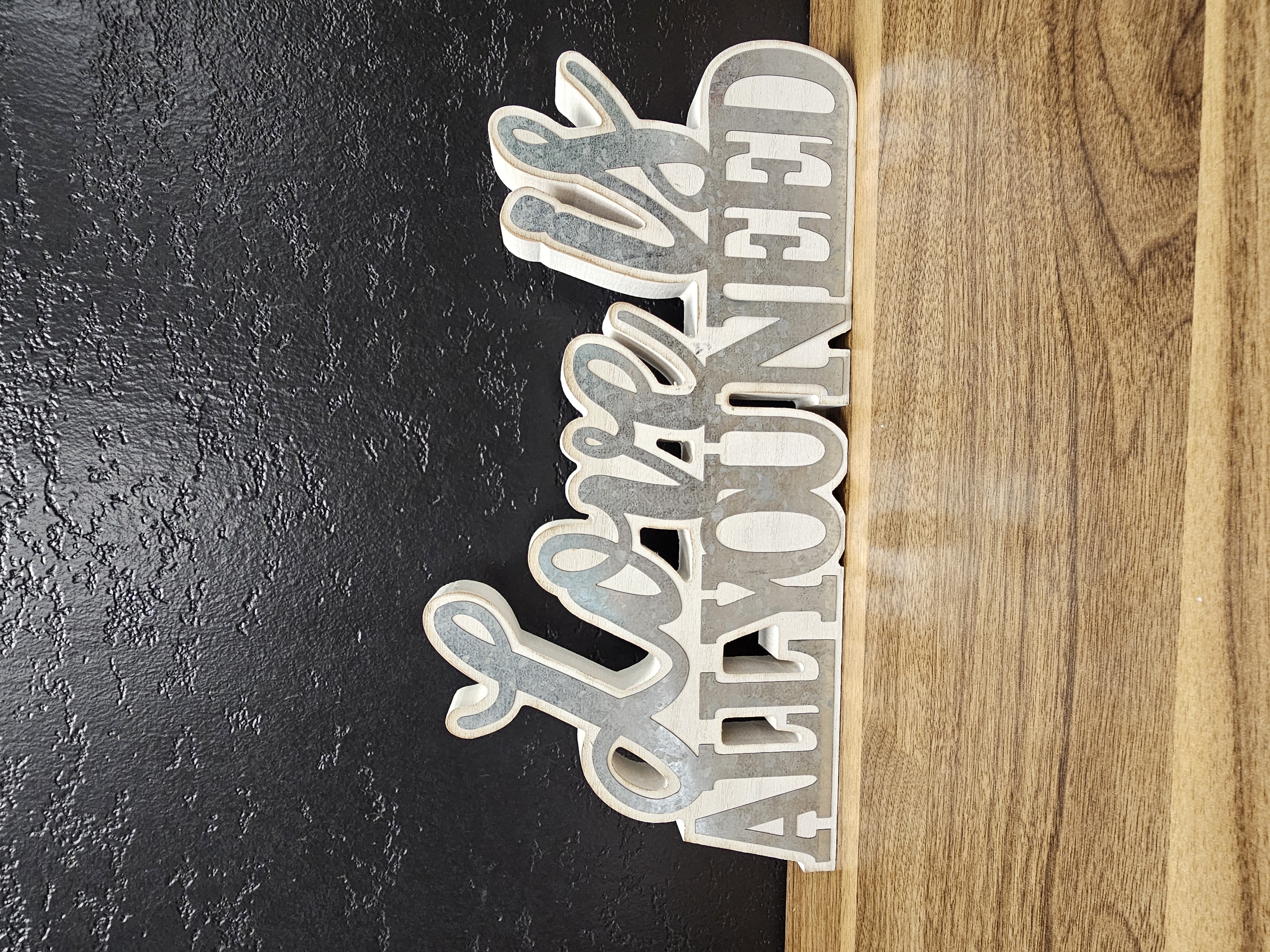 Love All You Need Wooden & Metal Sign