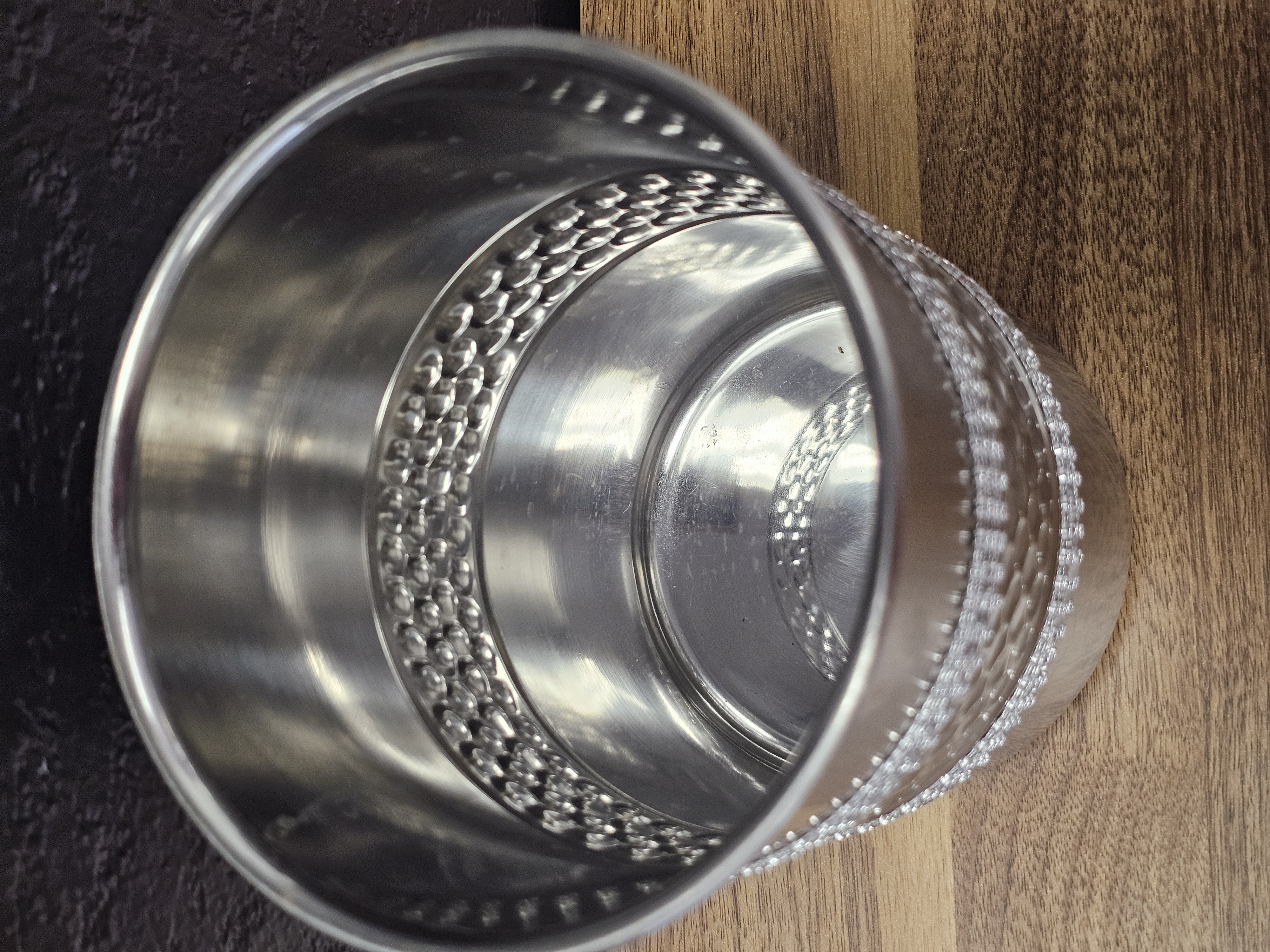 Stainless Steel Holder with Ribbon