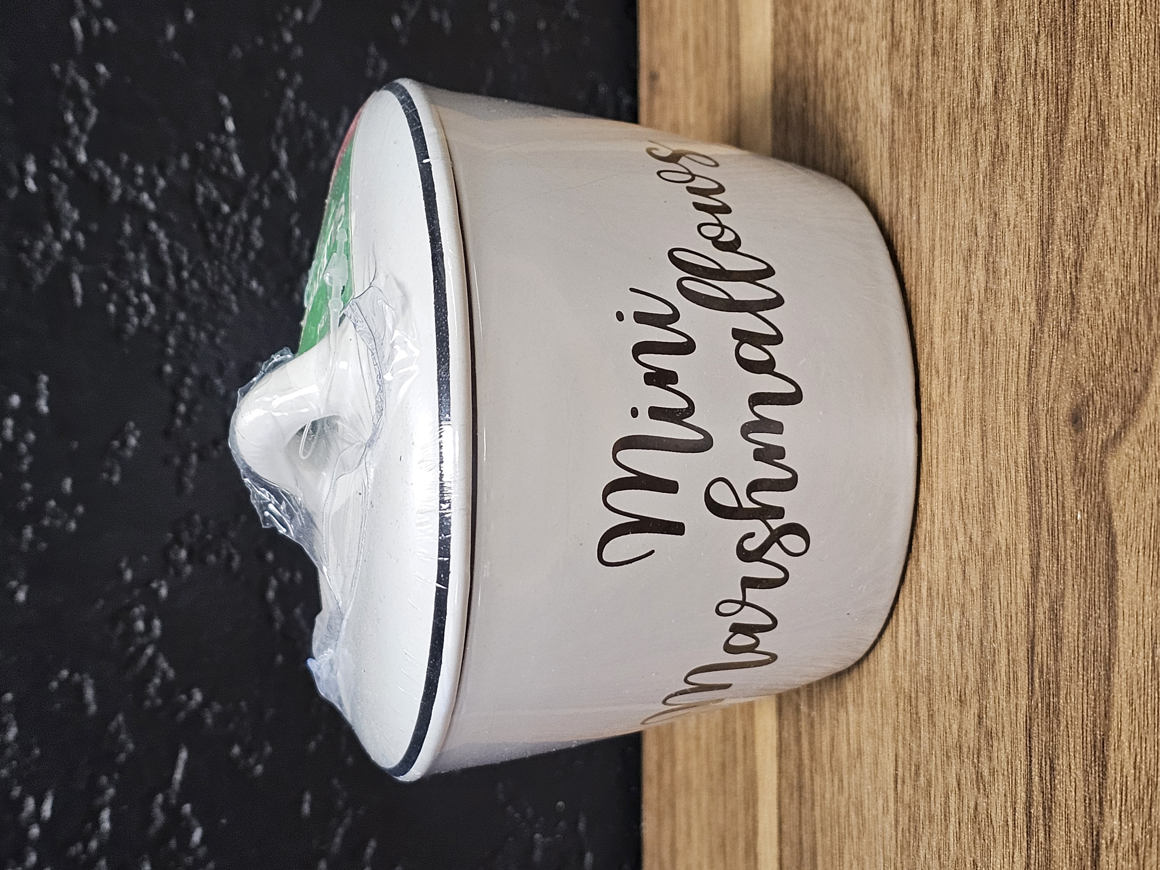 Mini Marshmallows Ceramic Jar