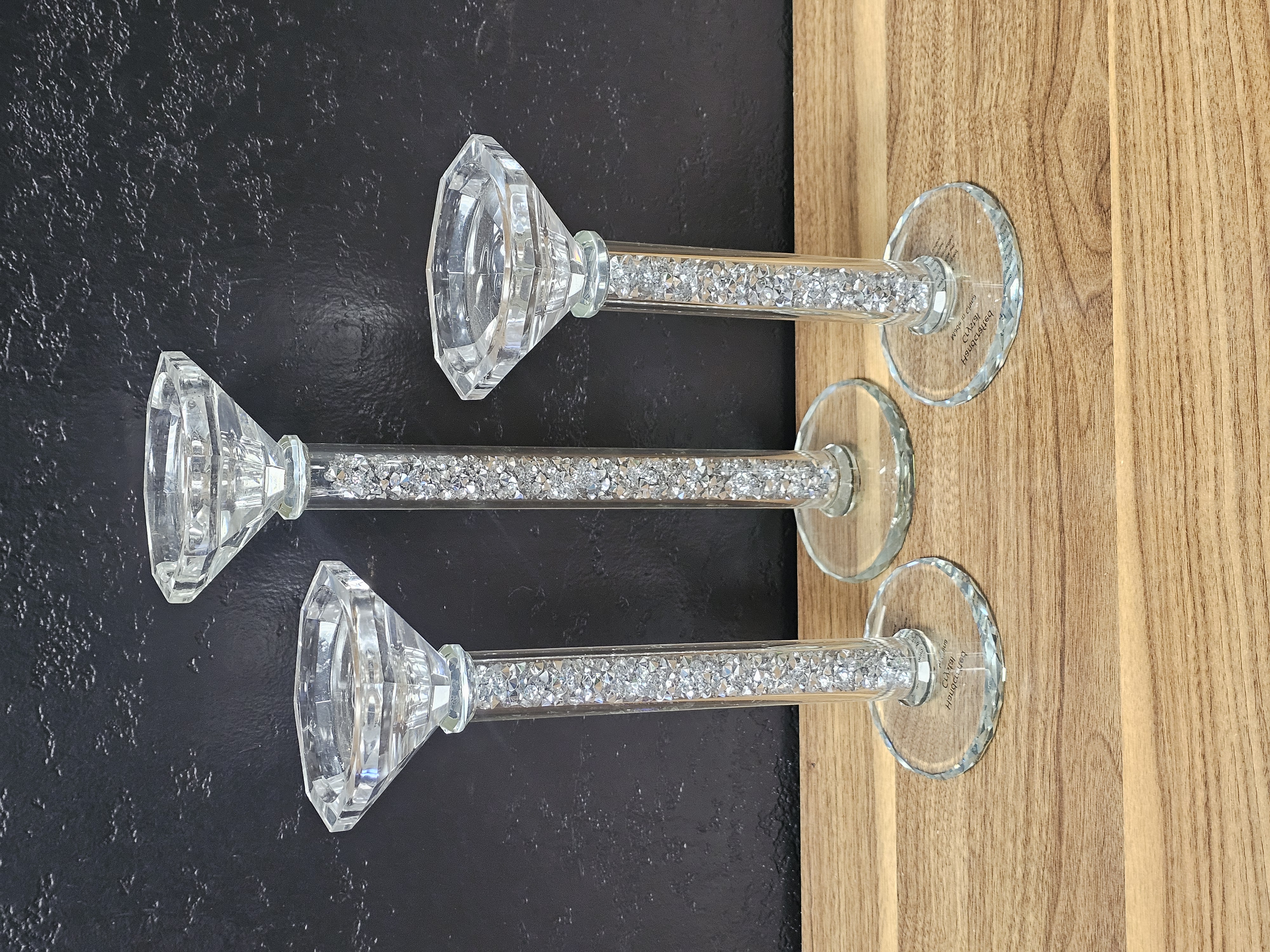 Small Crystal Candle Holder